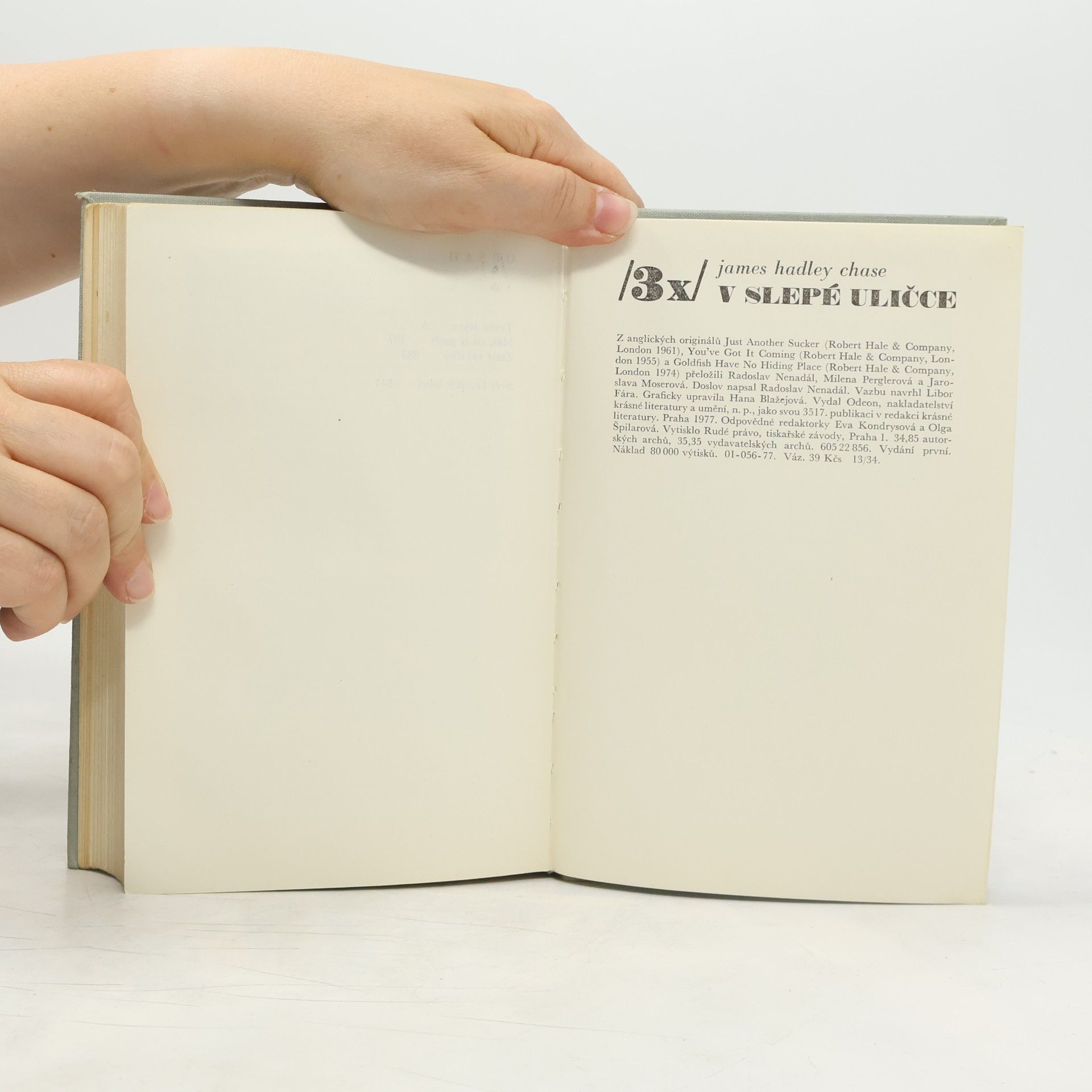 James Hadley Chase Třikrát v slepé uličce