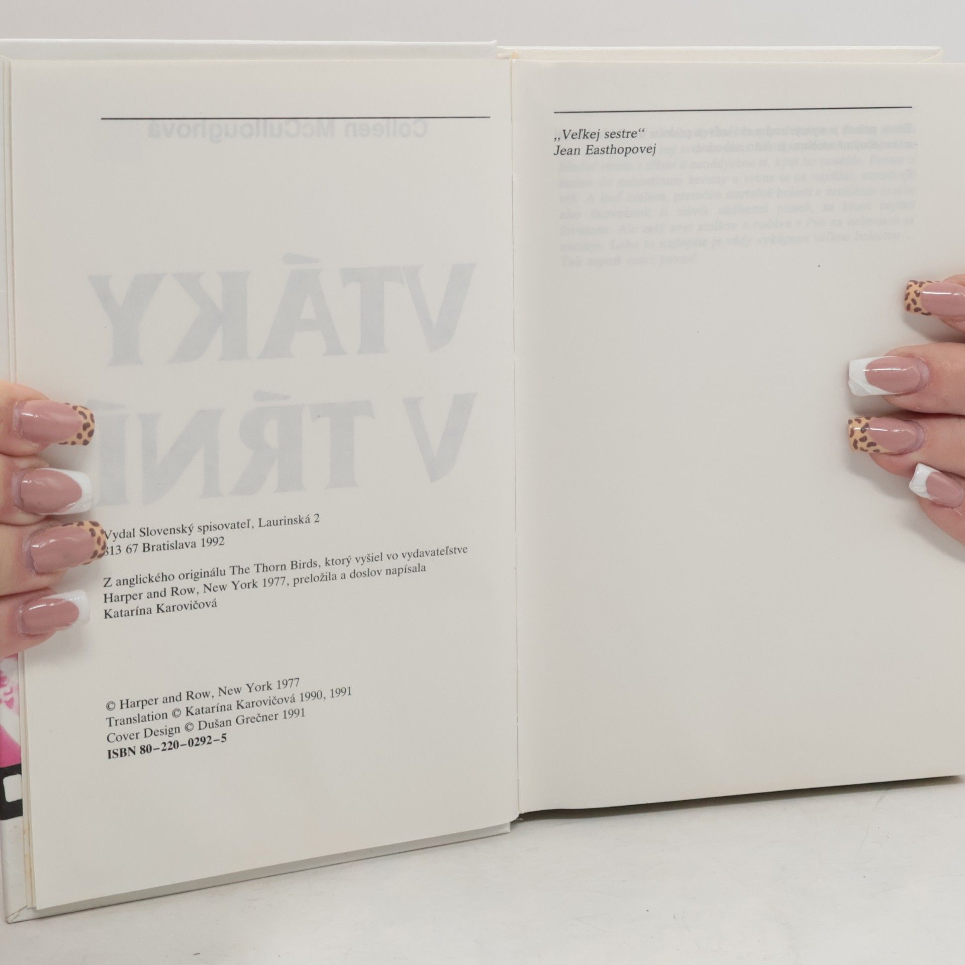 Colleen McCullough Vtáky v tŕní