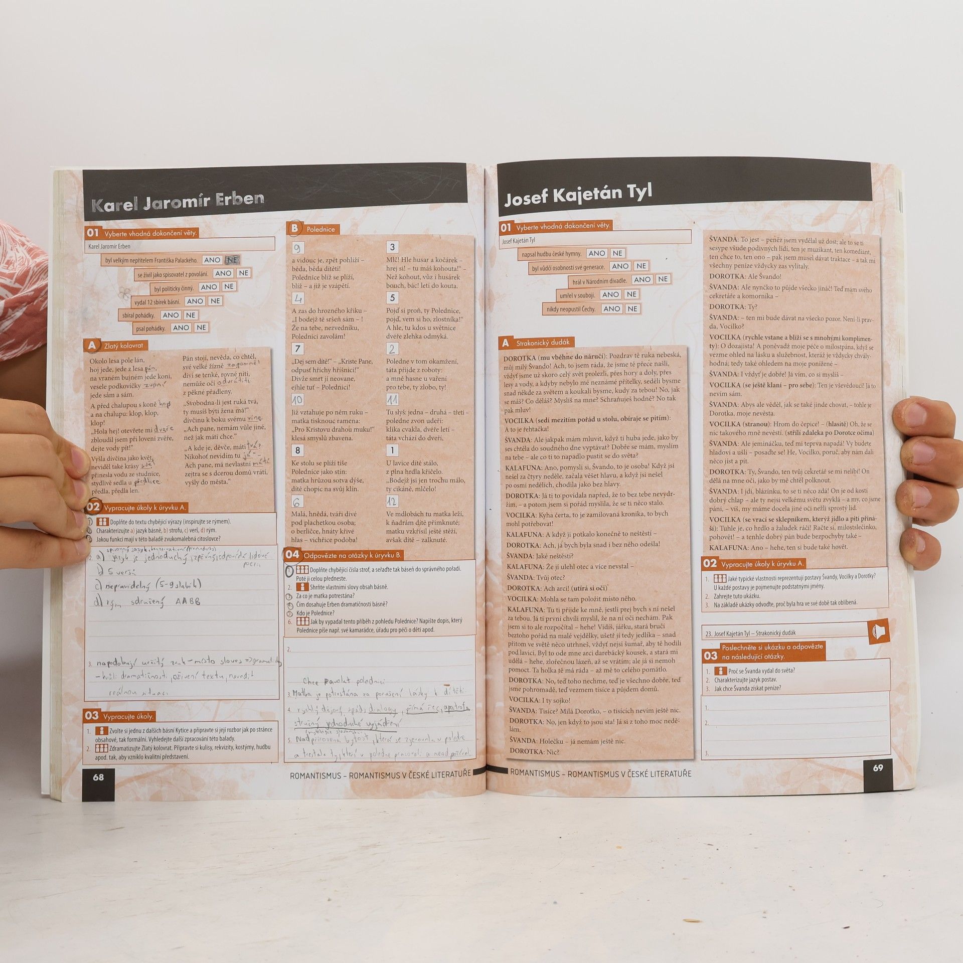 Kolektiv autorů Literatura pro 2. ročník středních škol. Pracovní sešit