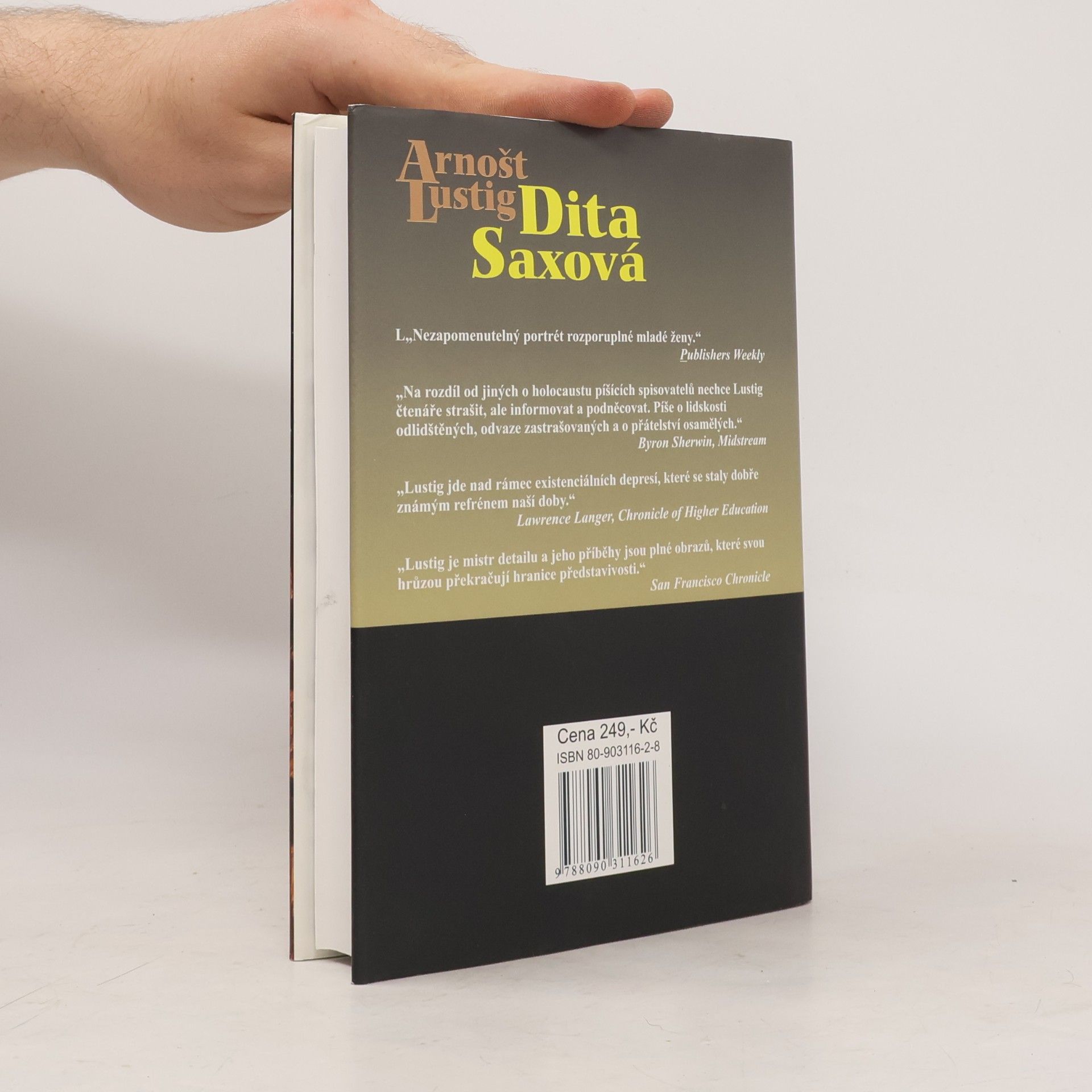 Arnošt Lustig Dita Saxová