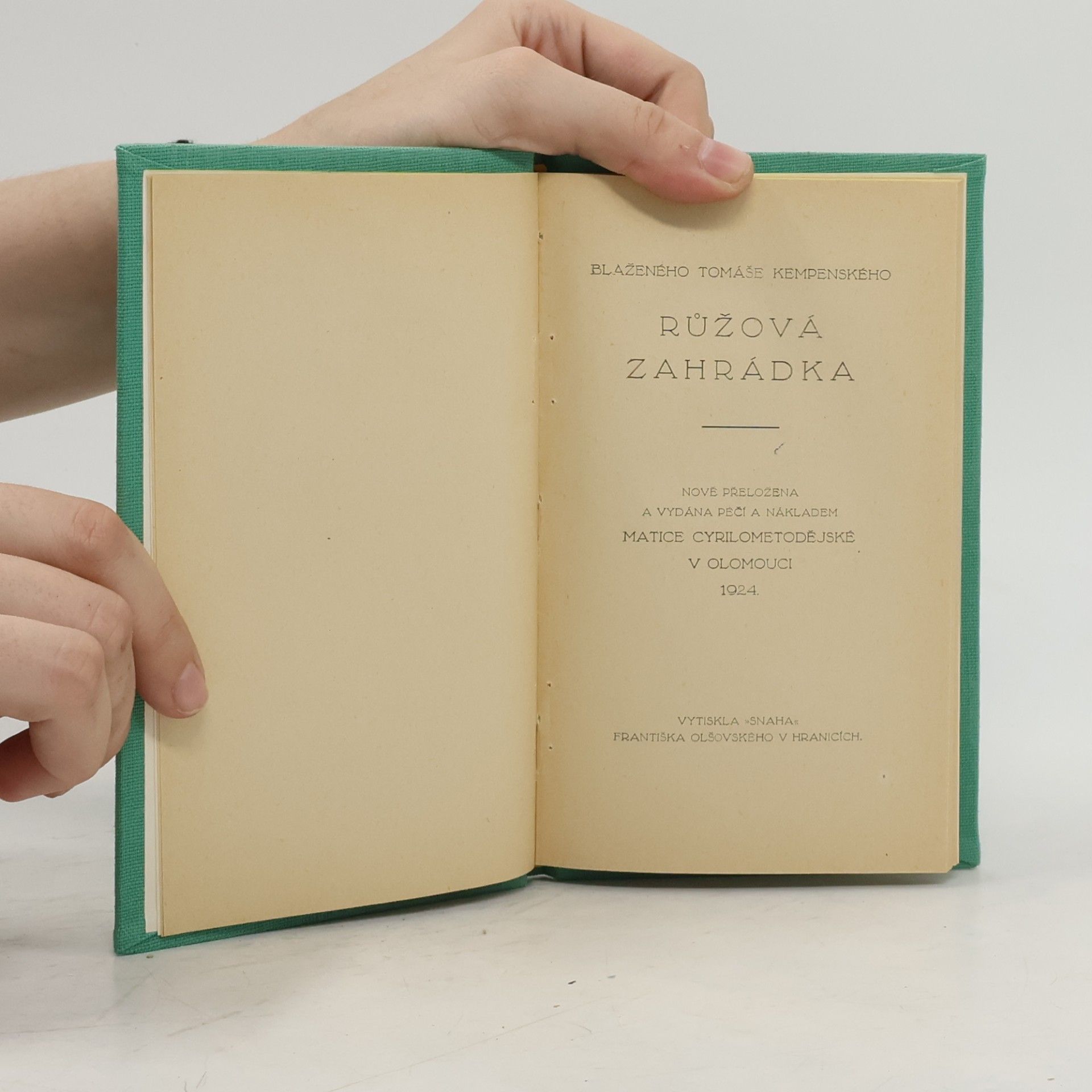 Thomas à Kempis Růžová zahrádka