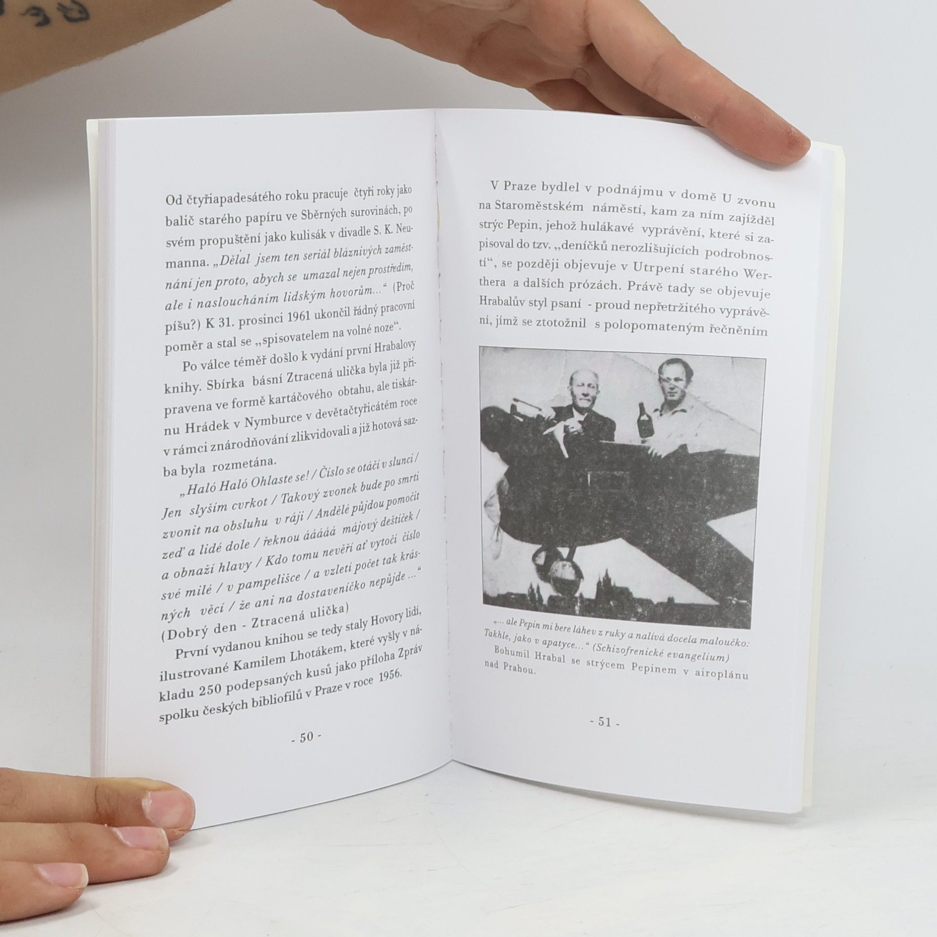 Jan Řehounek Bohumil Hrabal a jeho městečko, kde se (bohužel) nezastavil čas