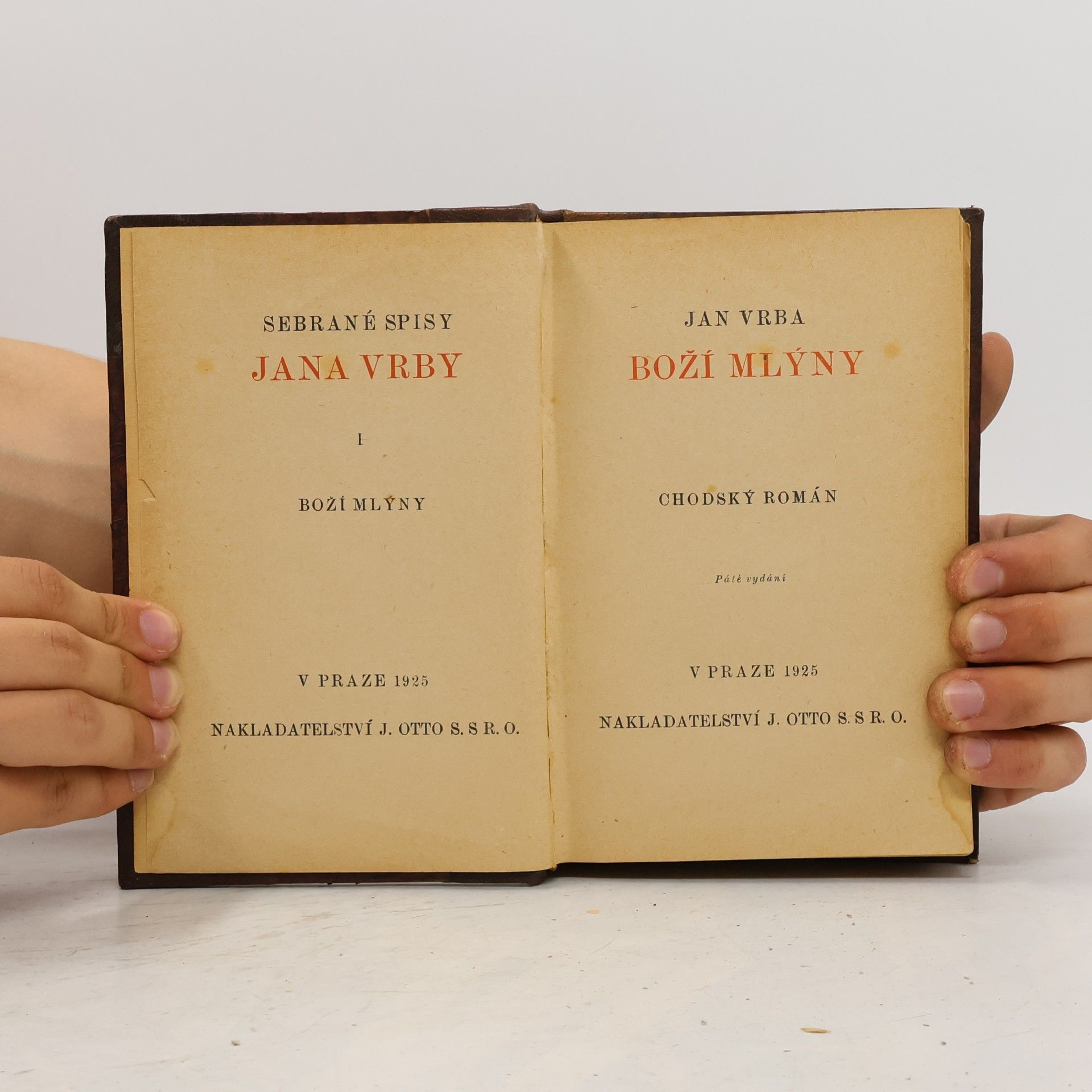 Jan Vrba Boží mlýny