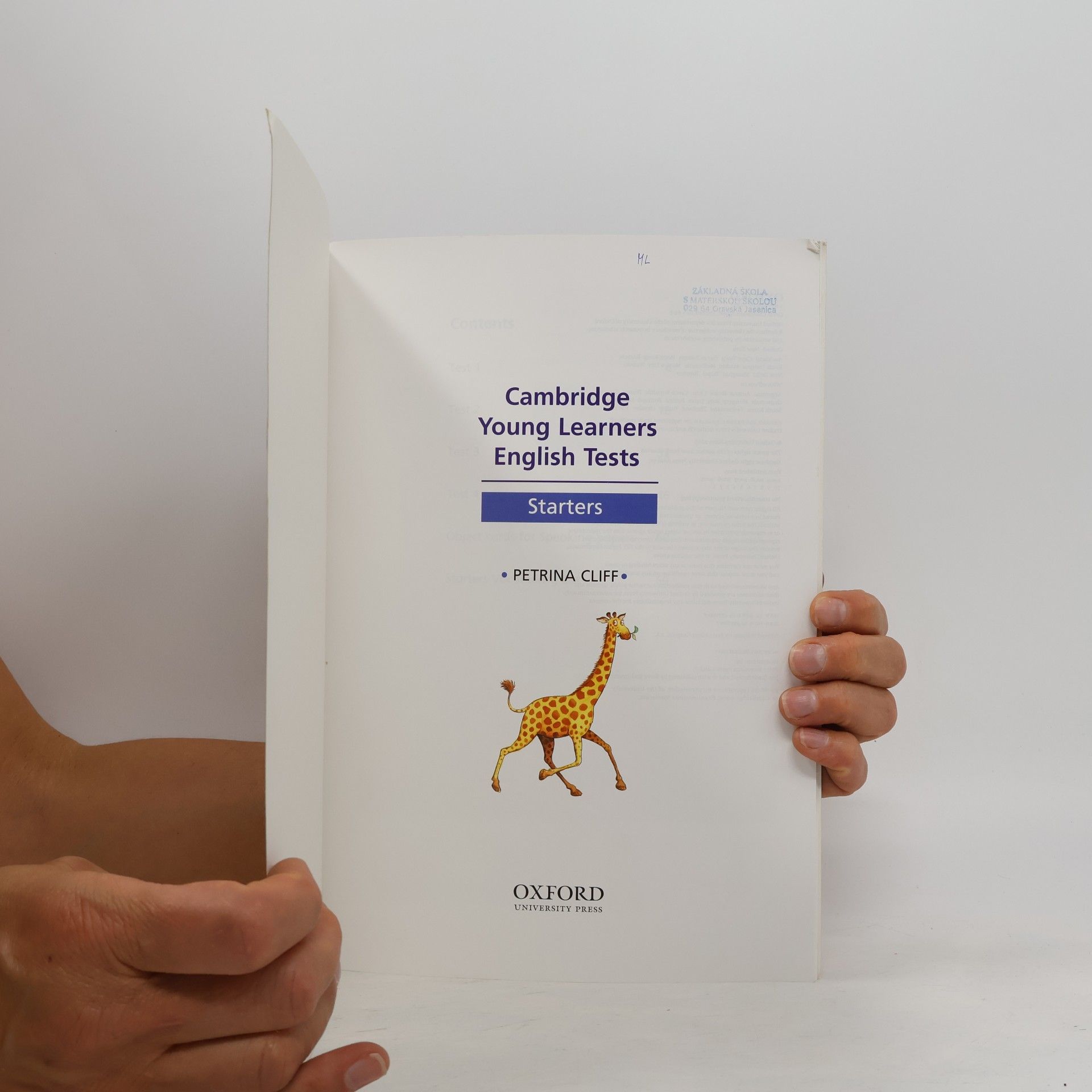 Petrina Cliff Cambridge Young Learners English Tests - Starters