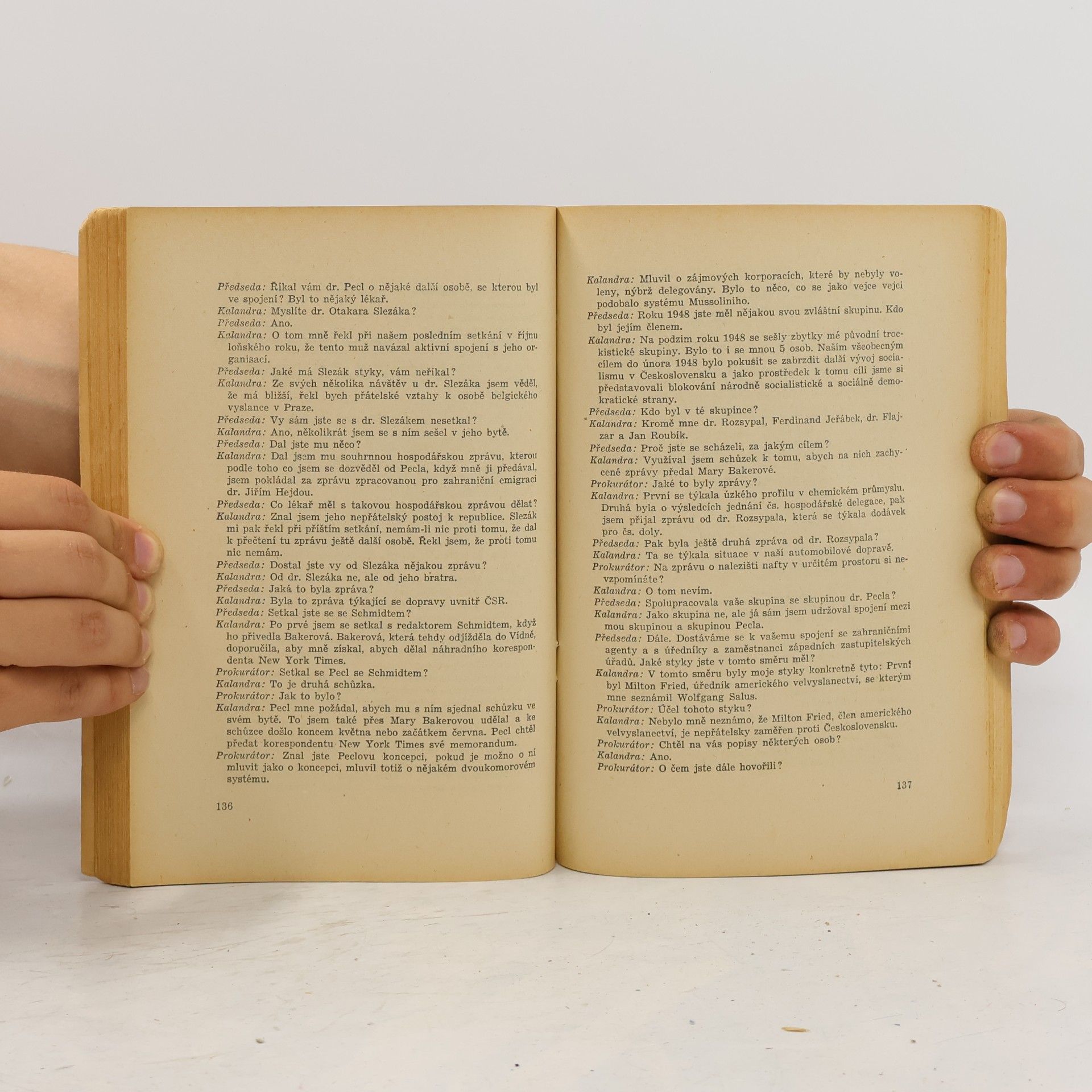 Various authors Proces s vedením záškodnického spiknutí proti republice