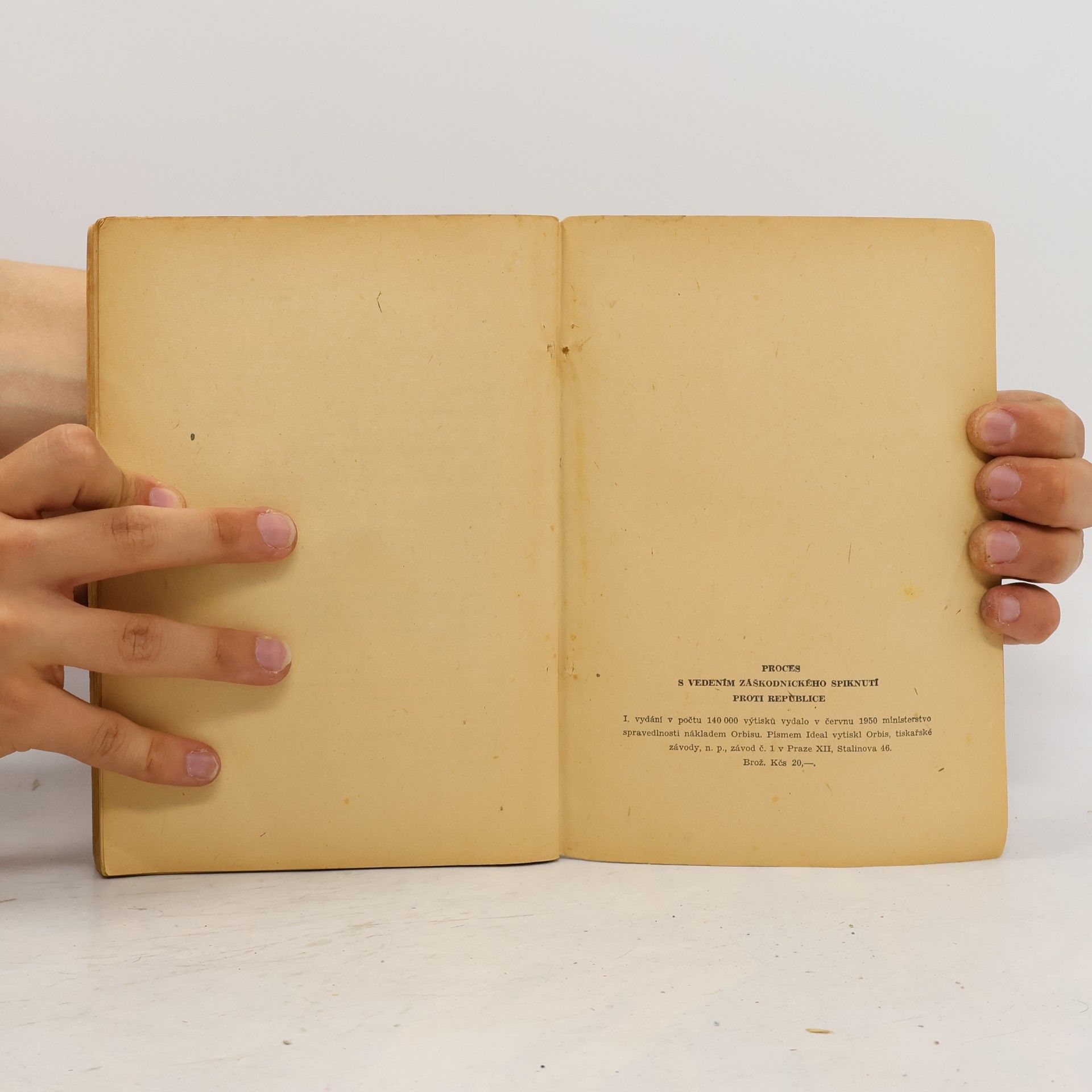 Various authors Proces s vedením záškodnického spiknutí proti republice