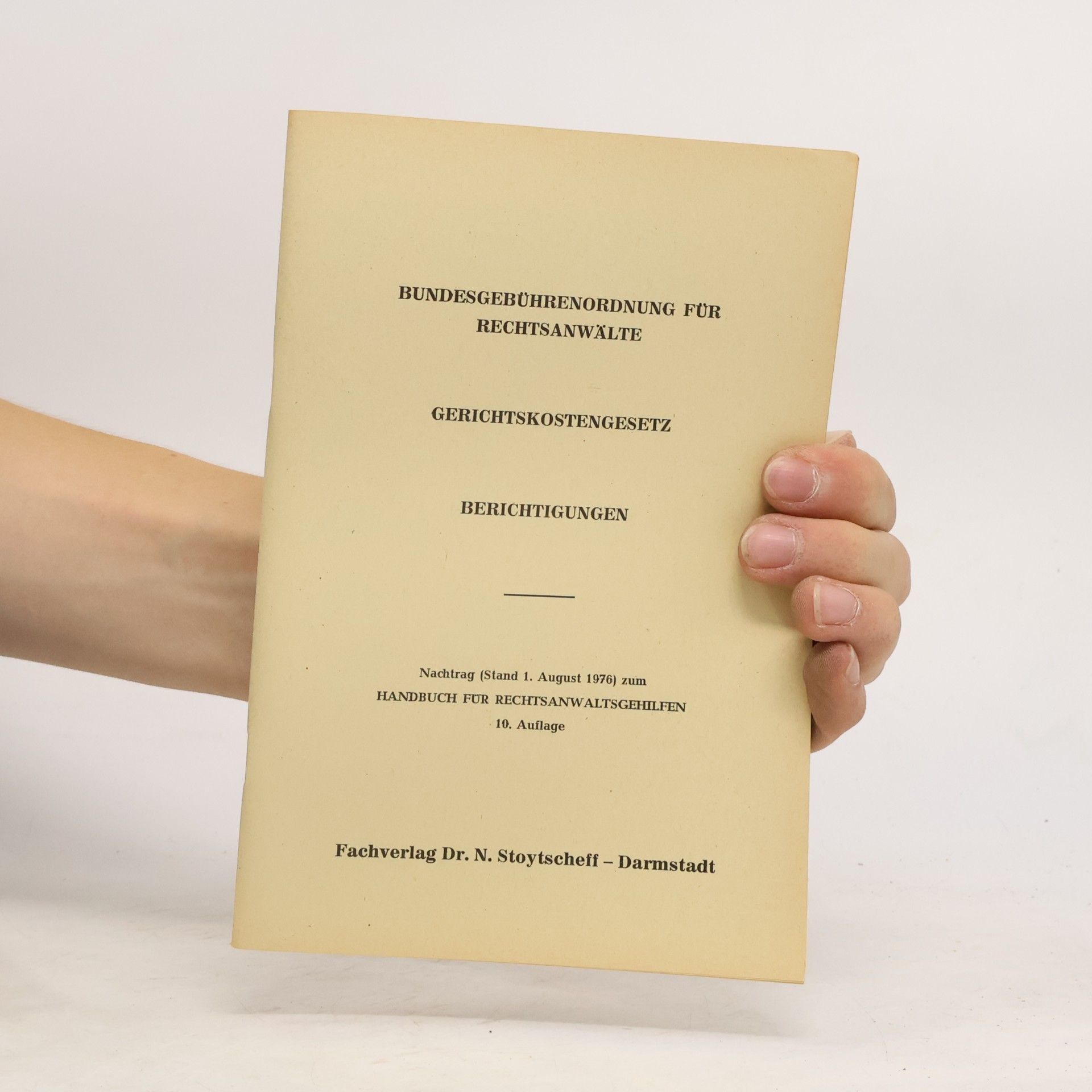 Collectif d'auteurs Handbuch für Rechtsanwaltsgehilfen