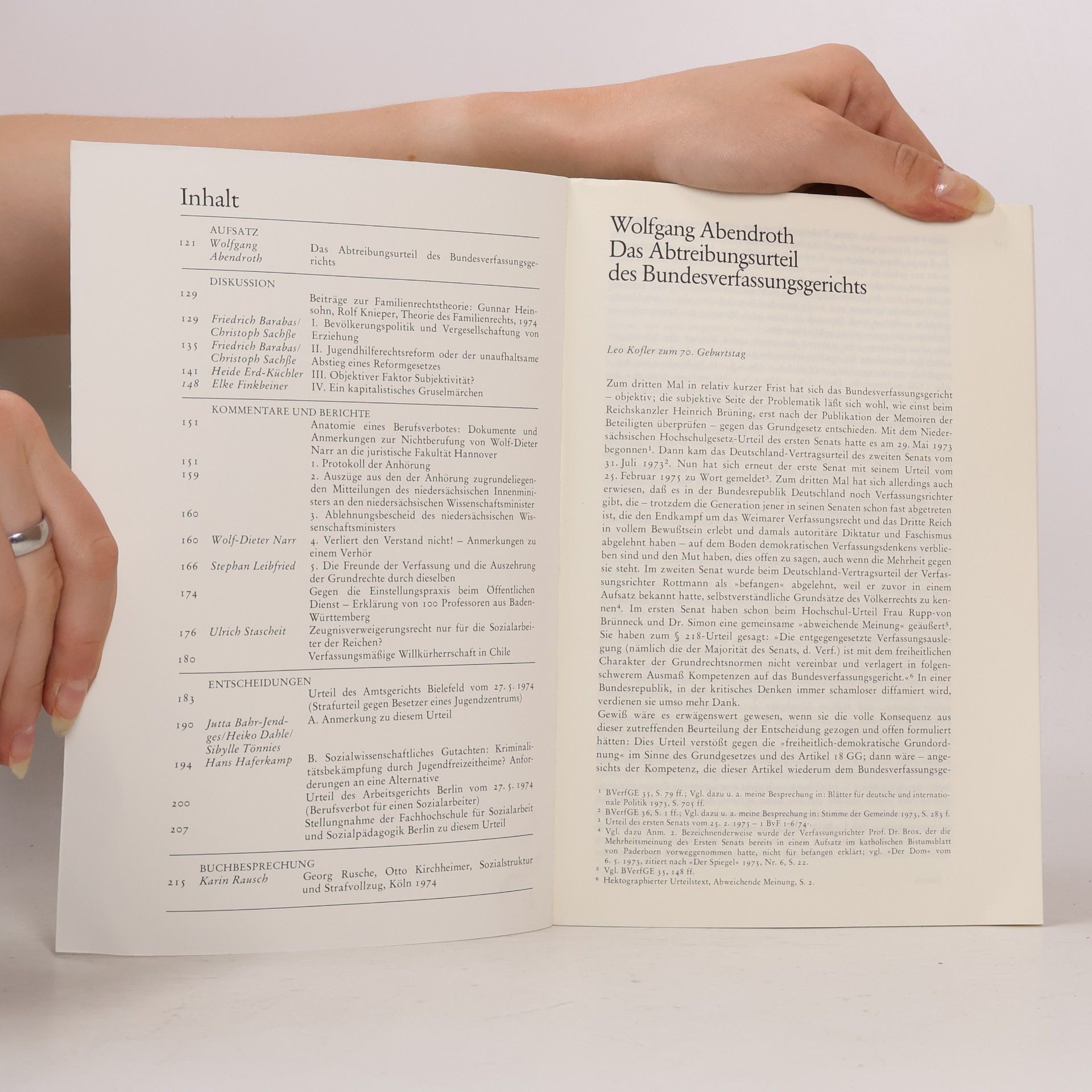 Various authors Kritische Justiz 2/1975