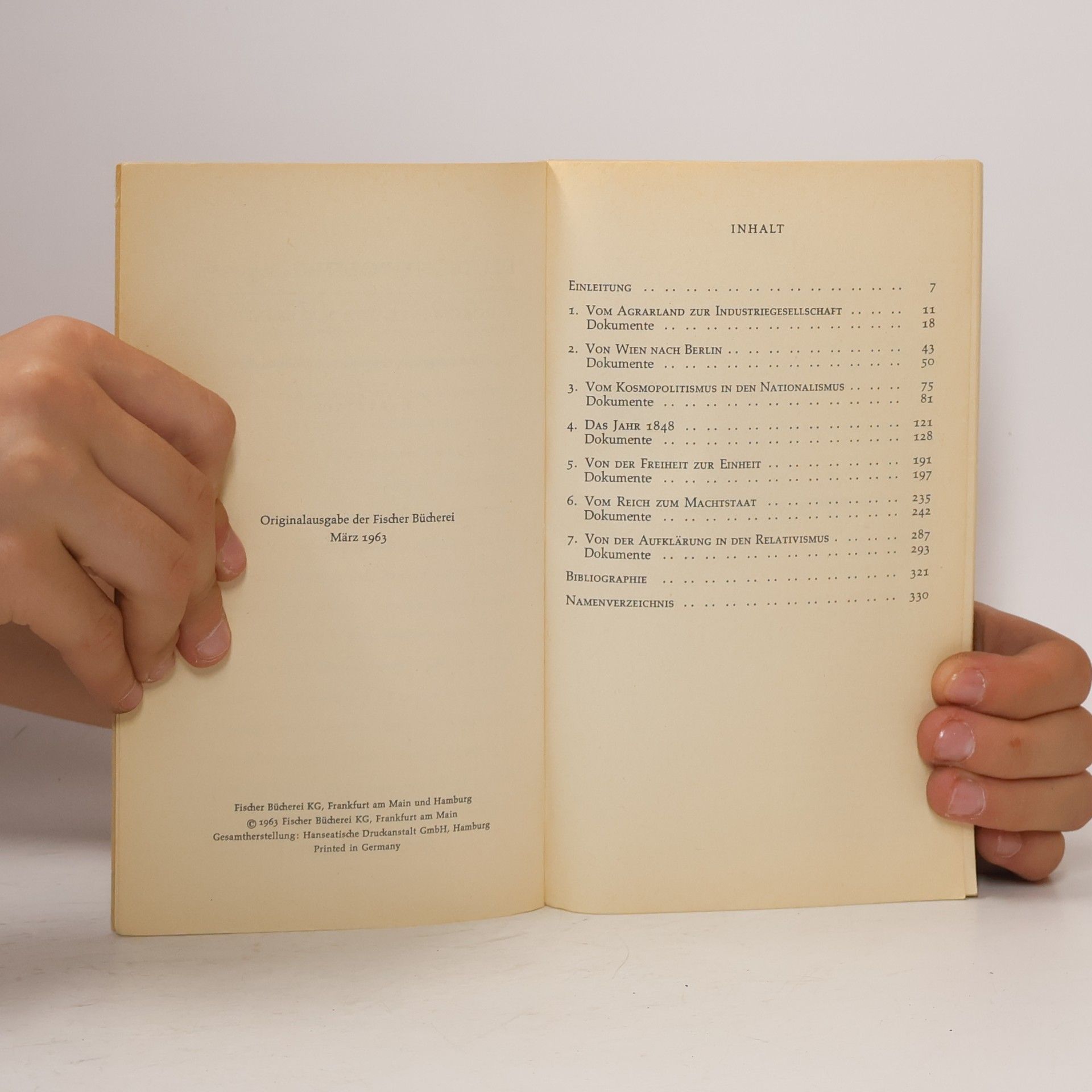 Harry Pross Dokumente zur deutschen Politik 1806-1870