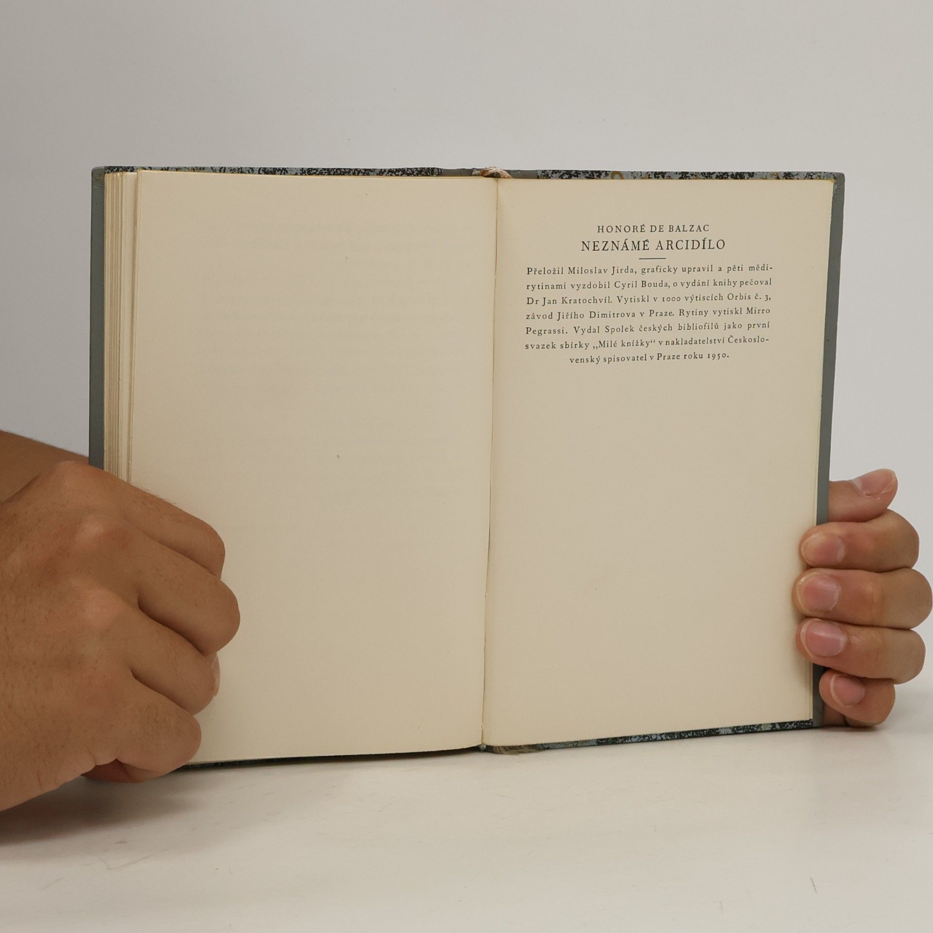 Honoré de Balzac Neznámé arcidílo