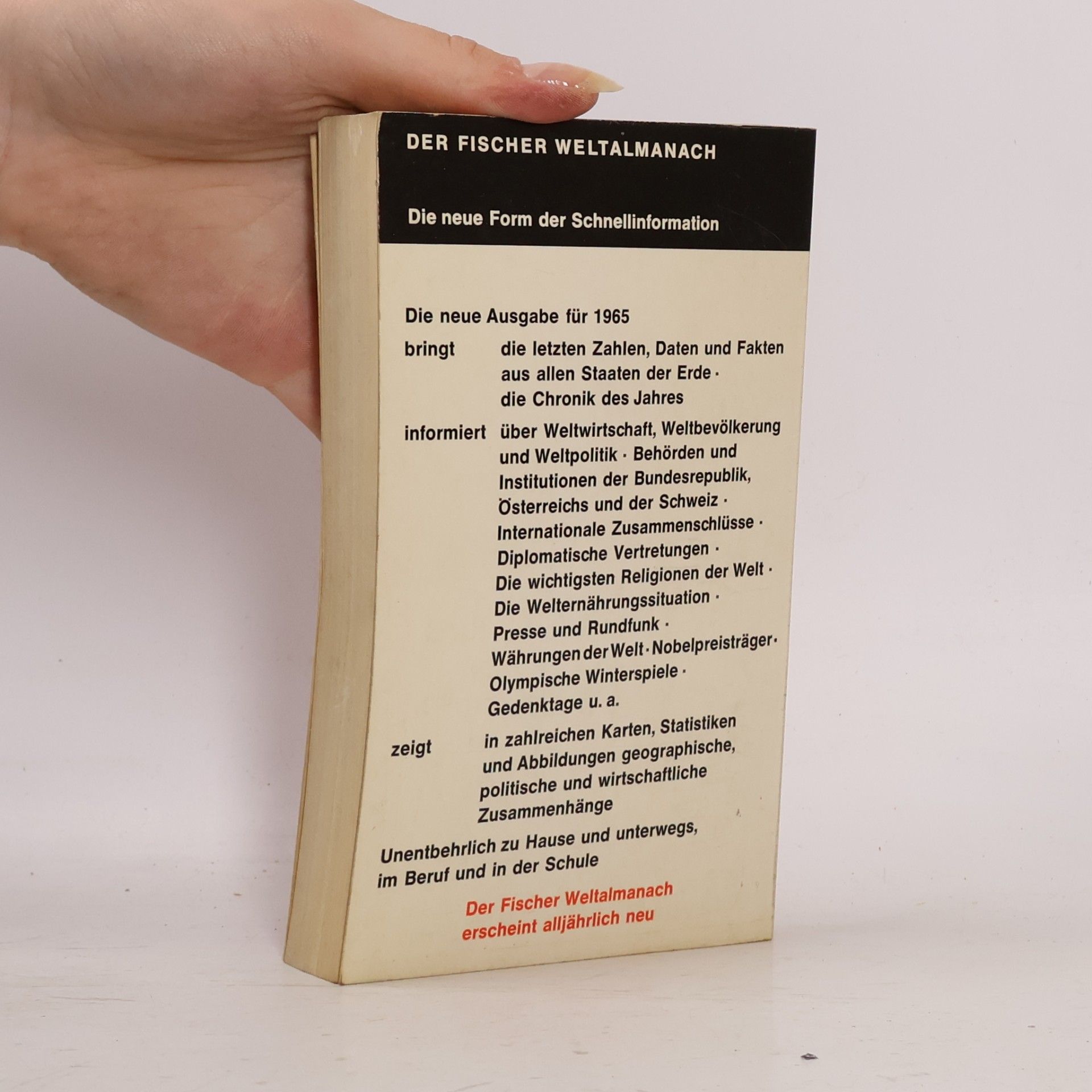 Kolektív autorov Der Fischer Weltalmanach 65