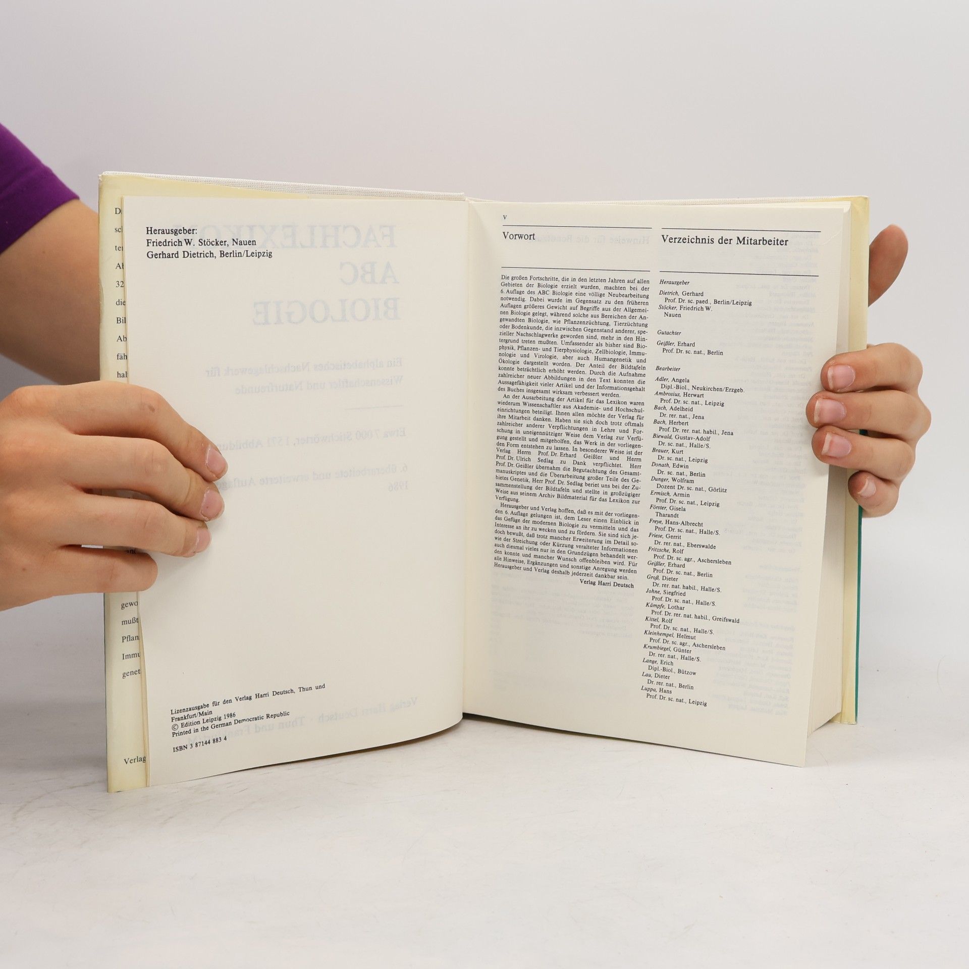 Autorenkollektiv Fachlexikon ABC Biologie