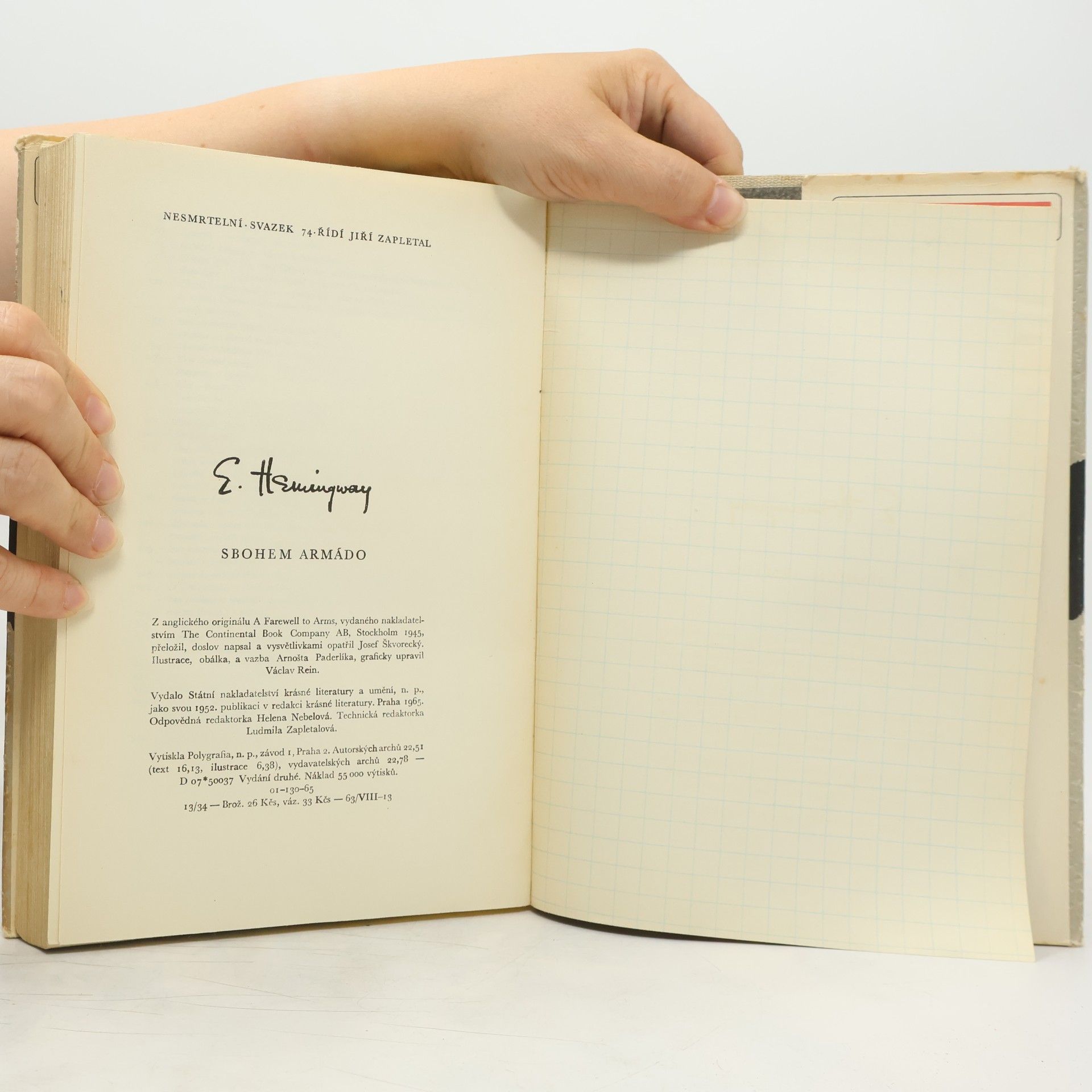 Ernest Hemingway Sbohem, armádo!