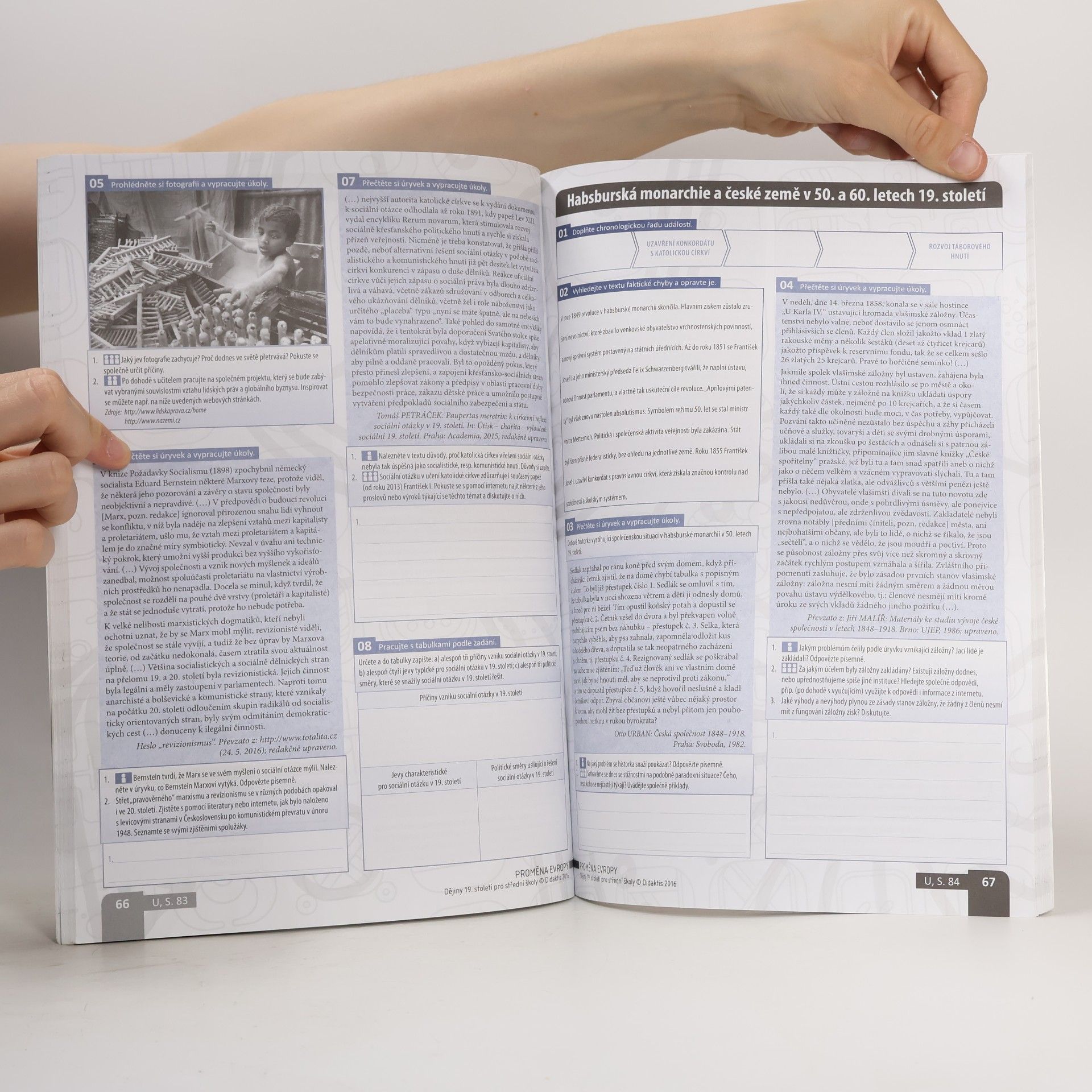 Various authors Dějiny 19. století pro střední školy - pracovní sešit