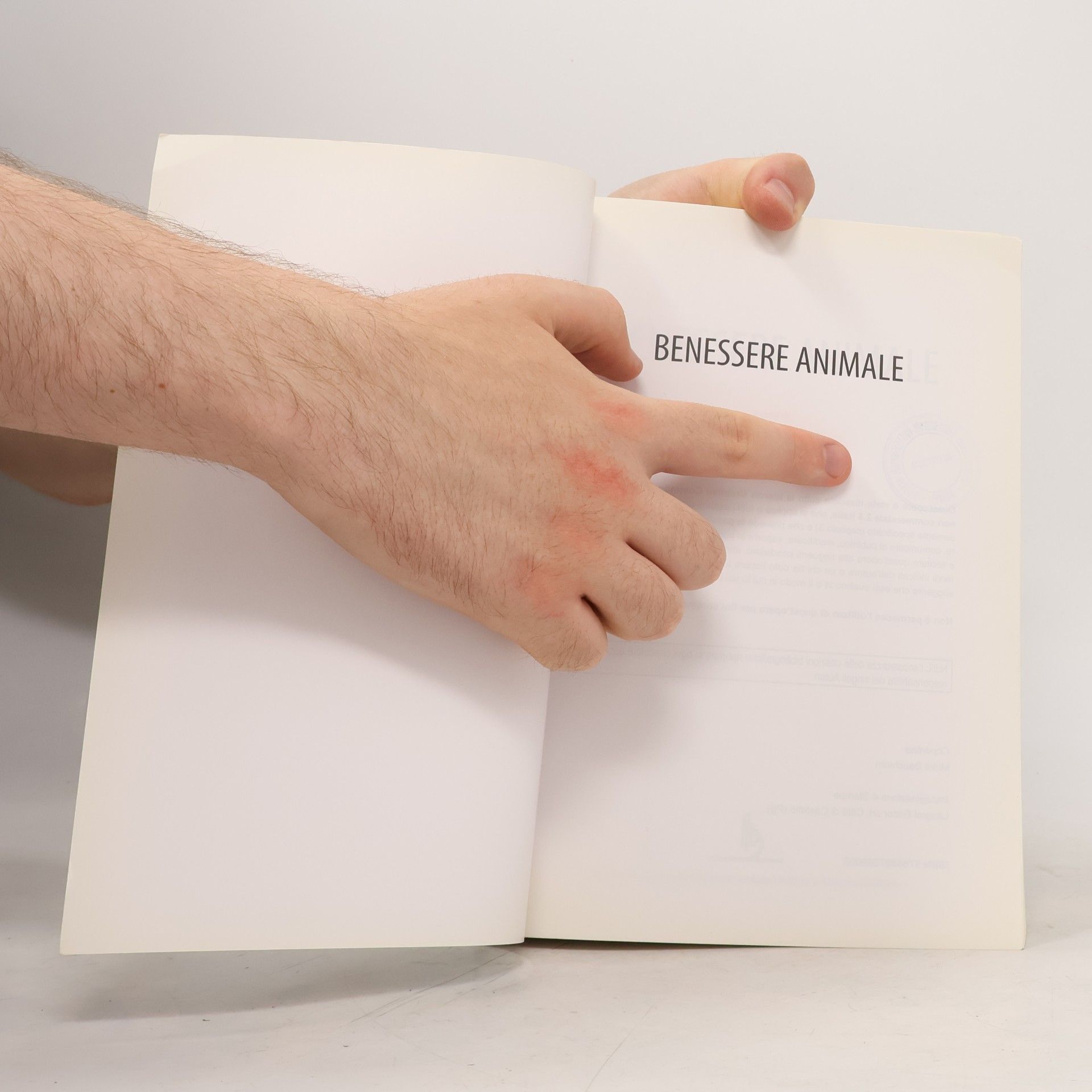 Fulvio Biancifiori Benessere Animale