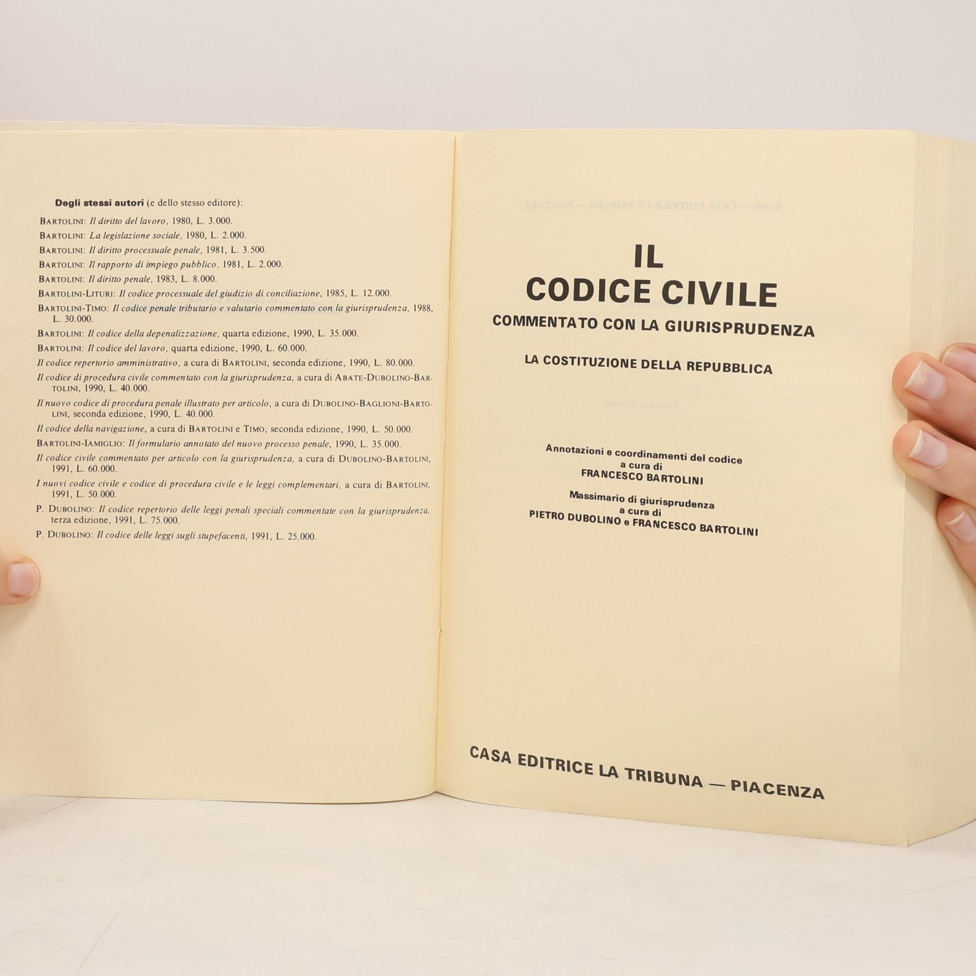 Francesco Bartolini IL Codice Civile