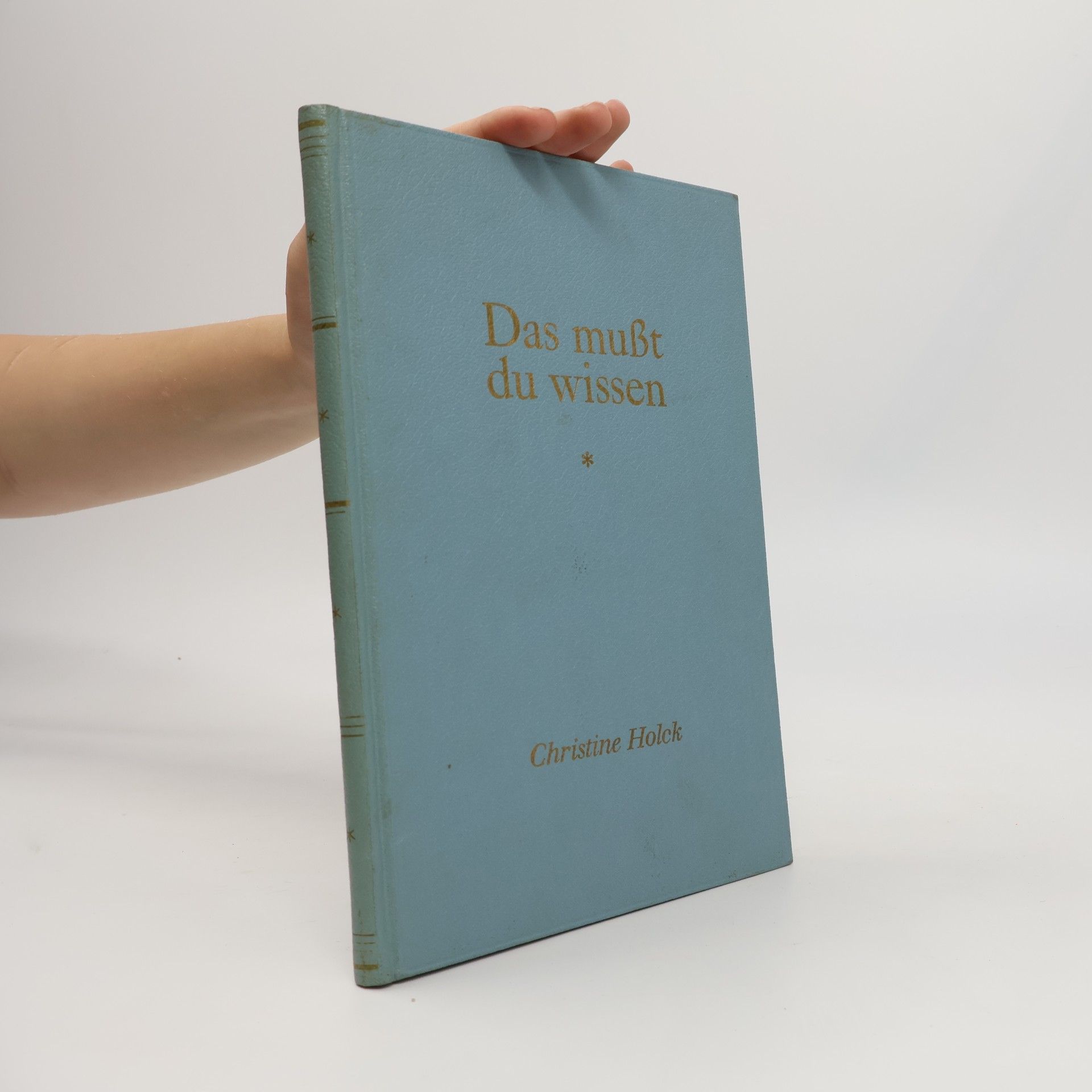 Christine Holck Das mußt du wissen