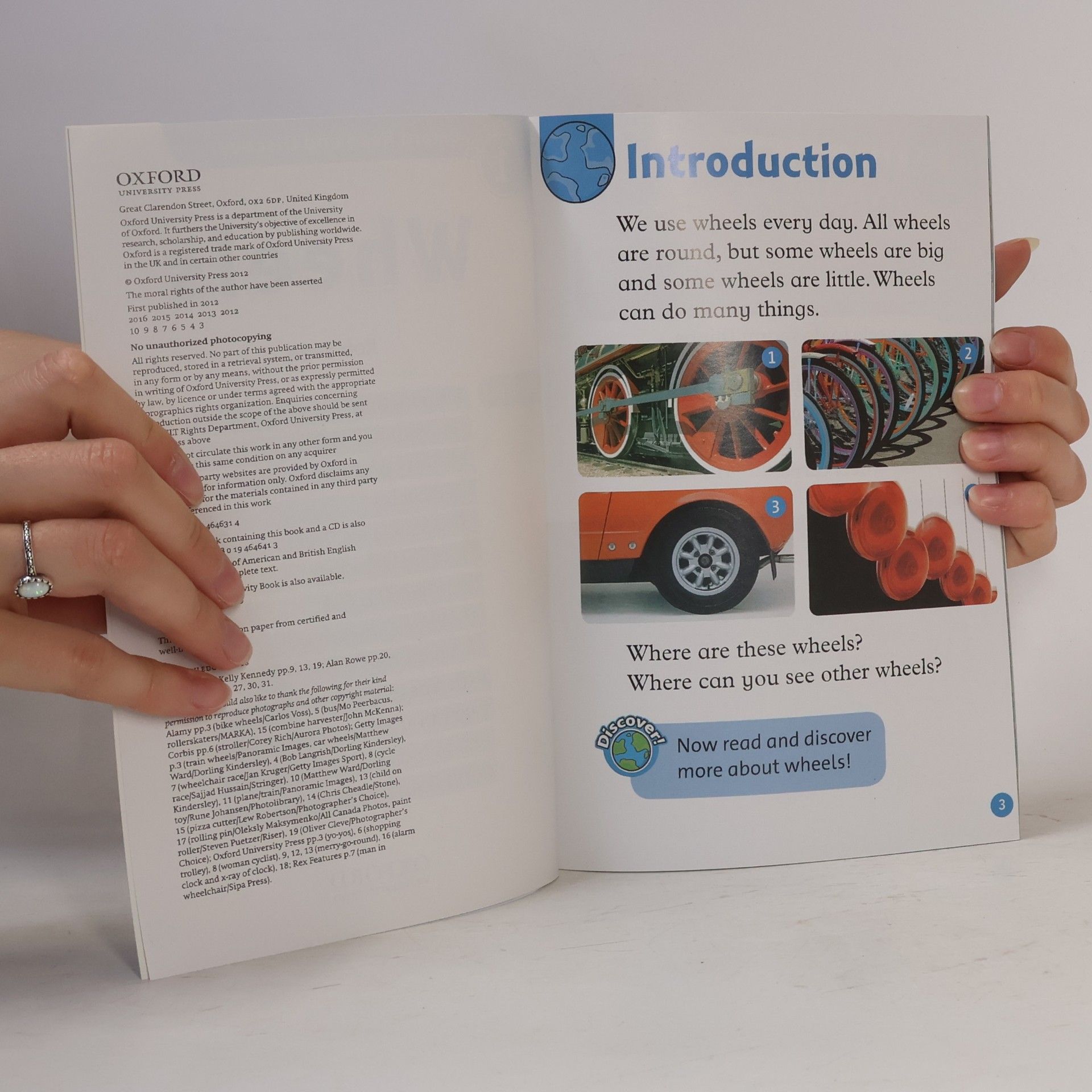 Kolektiv autorů Oxford Read and Discover: Level 1: Wheels