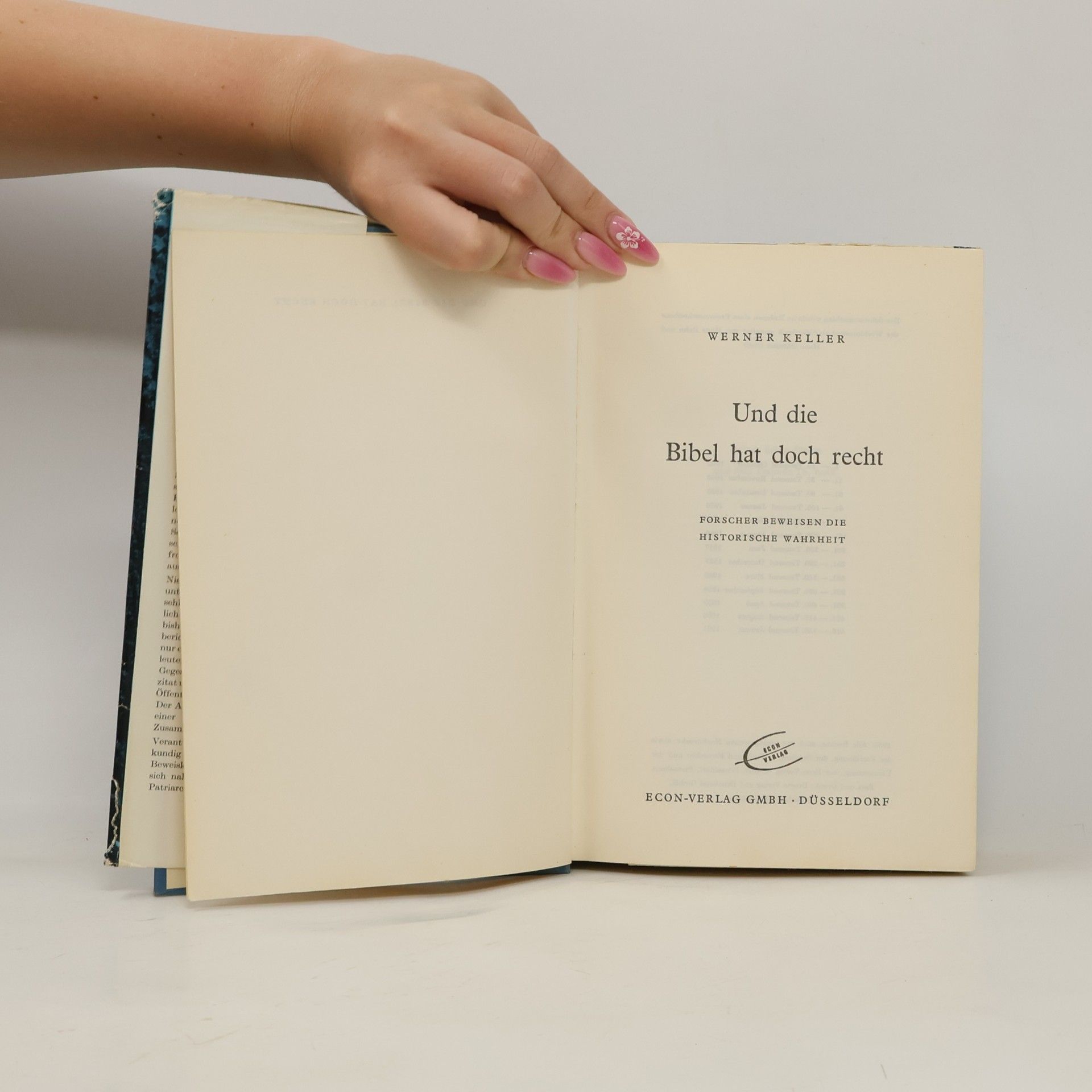 Werner Keller Und die Bibel hat doch Recht