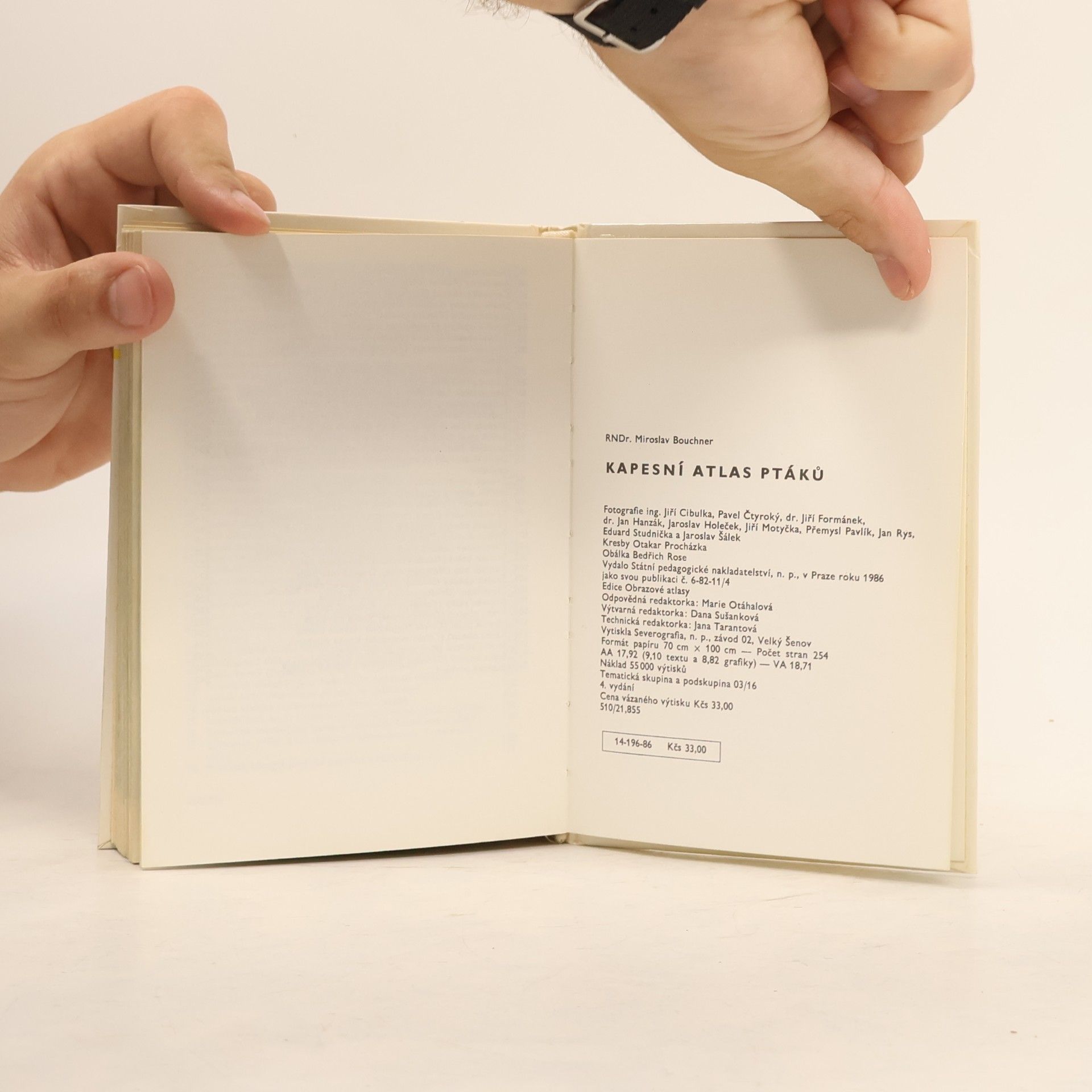 Miroslav Bouchner Kapesní atlas ptáků