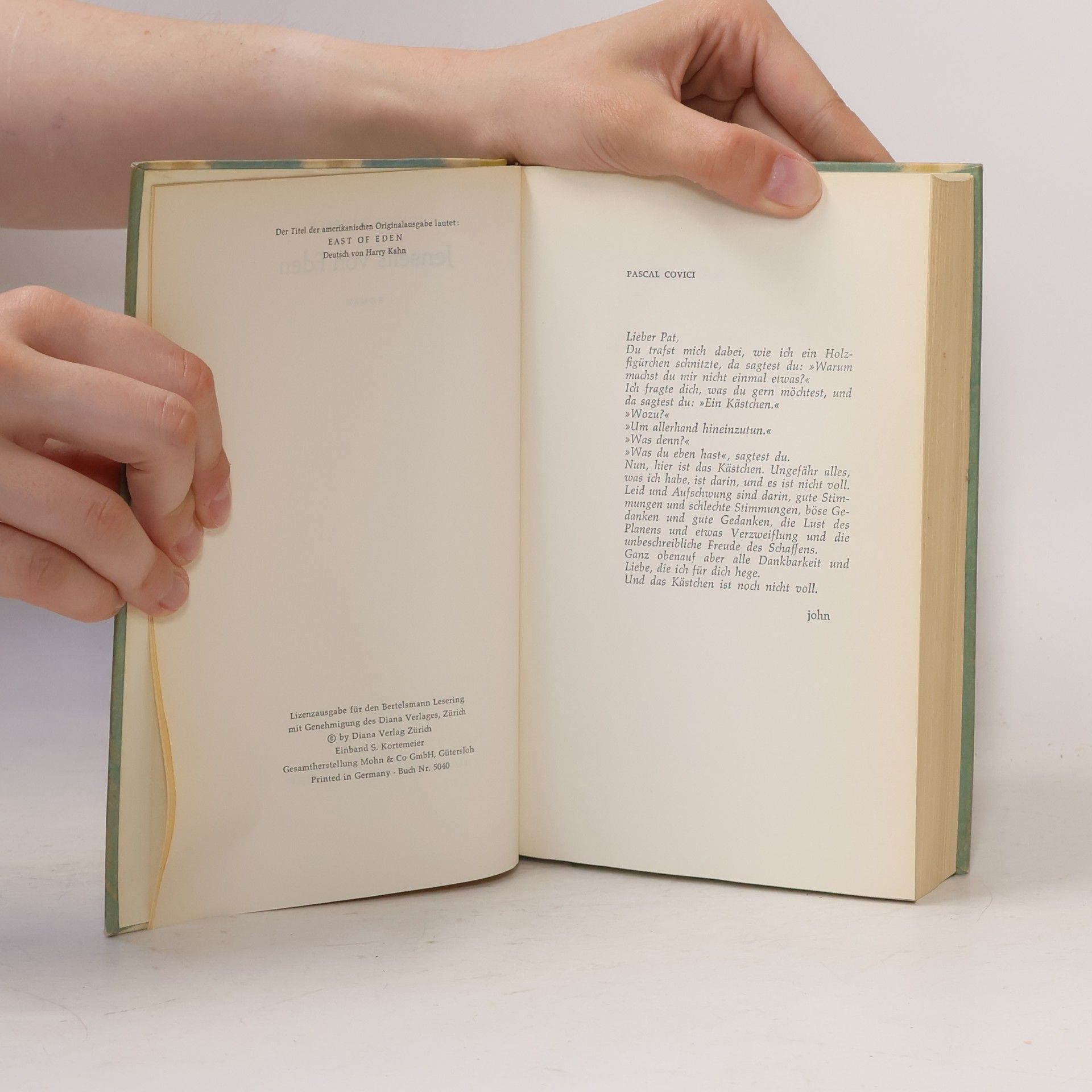 John Steinbeck Jenseits von Eden