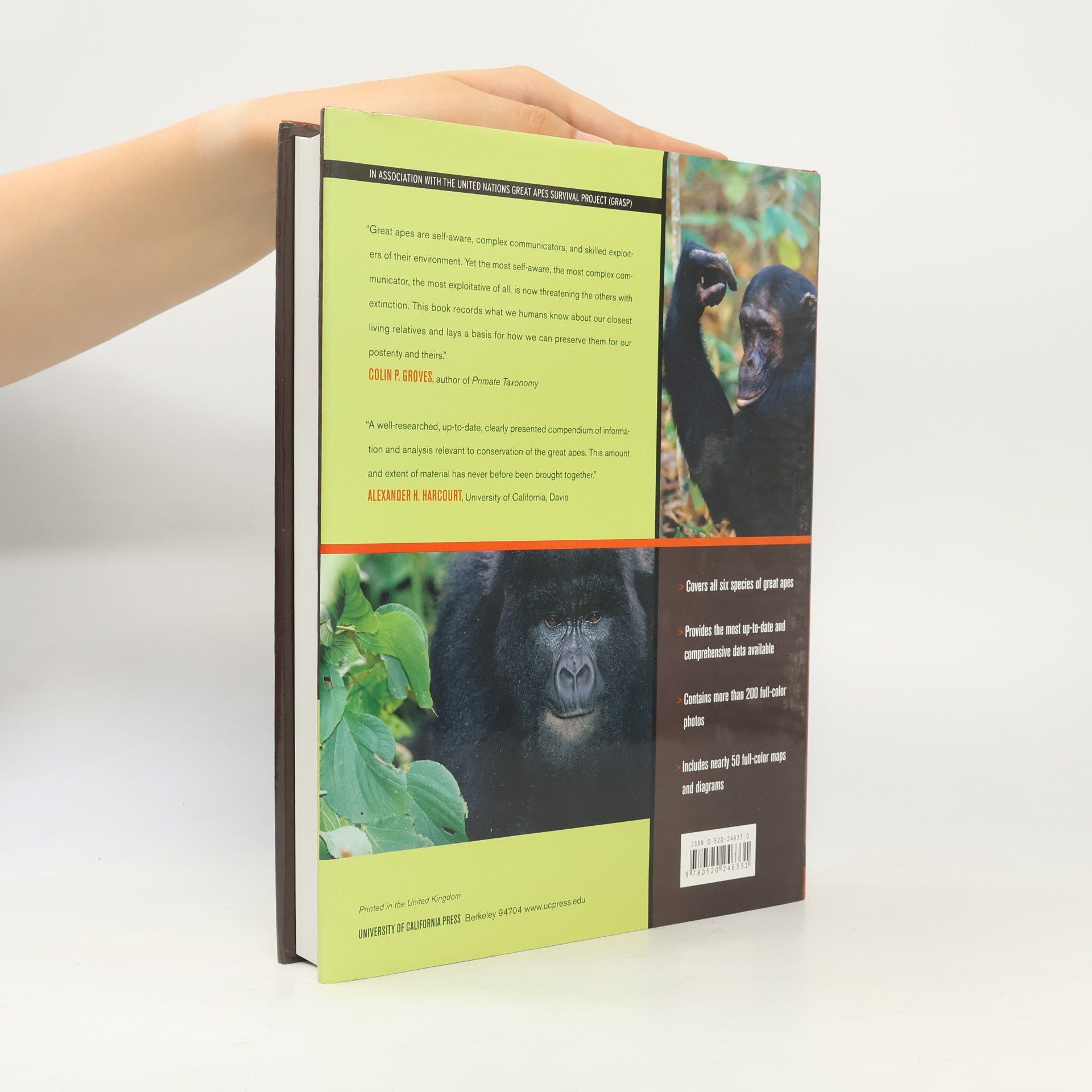 Julian Oliver Caldecott World Atlas of Great Apes and Their Conservation