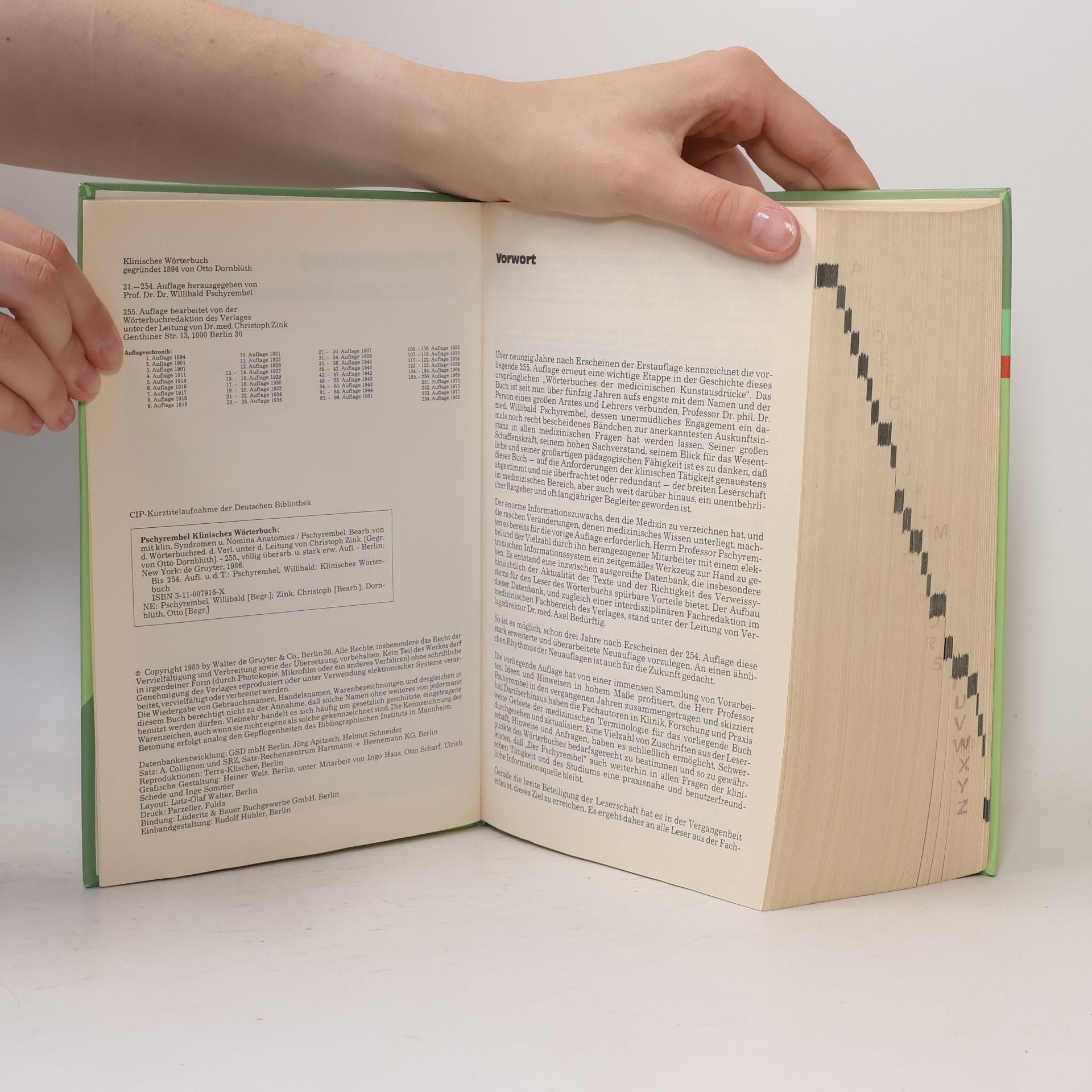 Helmut Hildebrandt Pschyrembel Klinisches Wörterbuch