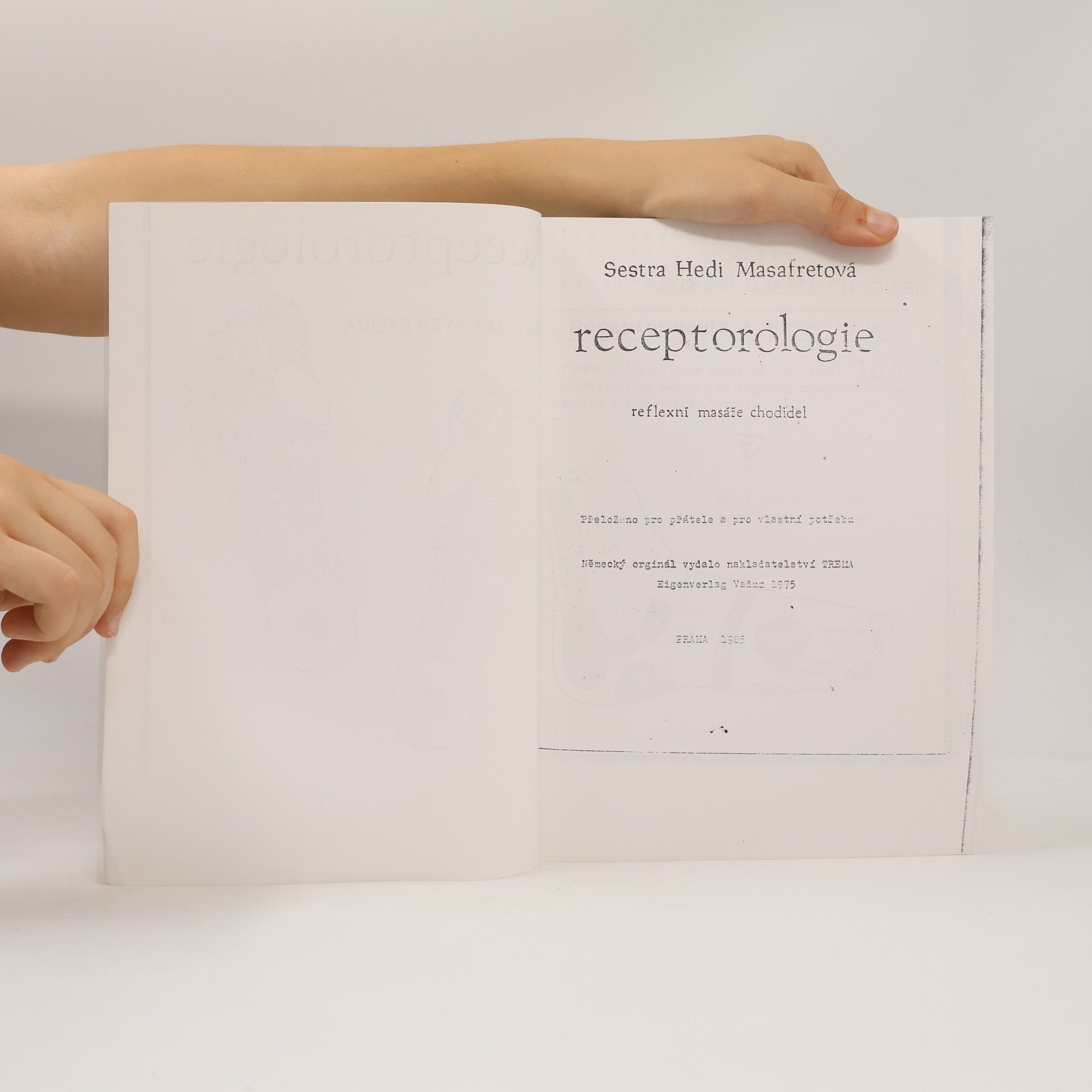 Hedi Masafret Receptorologie reflexní masáže chodidel