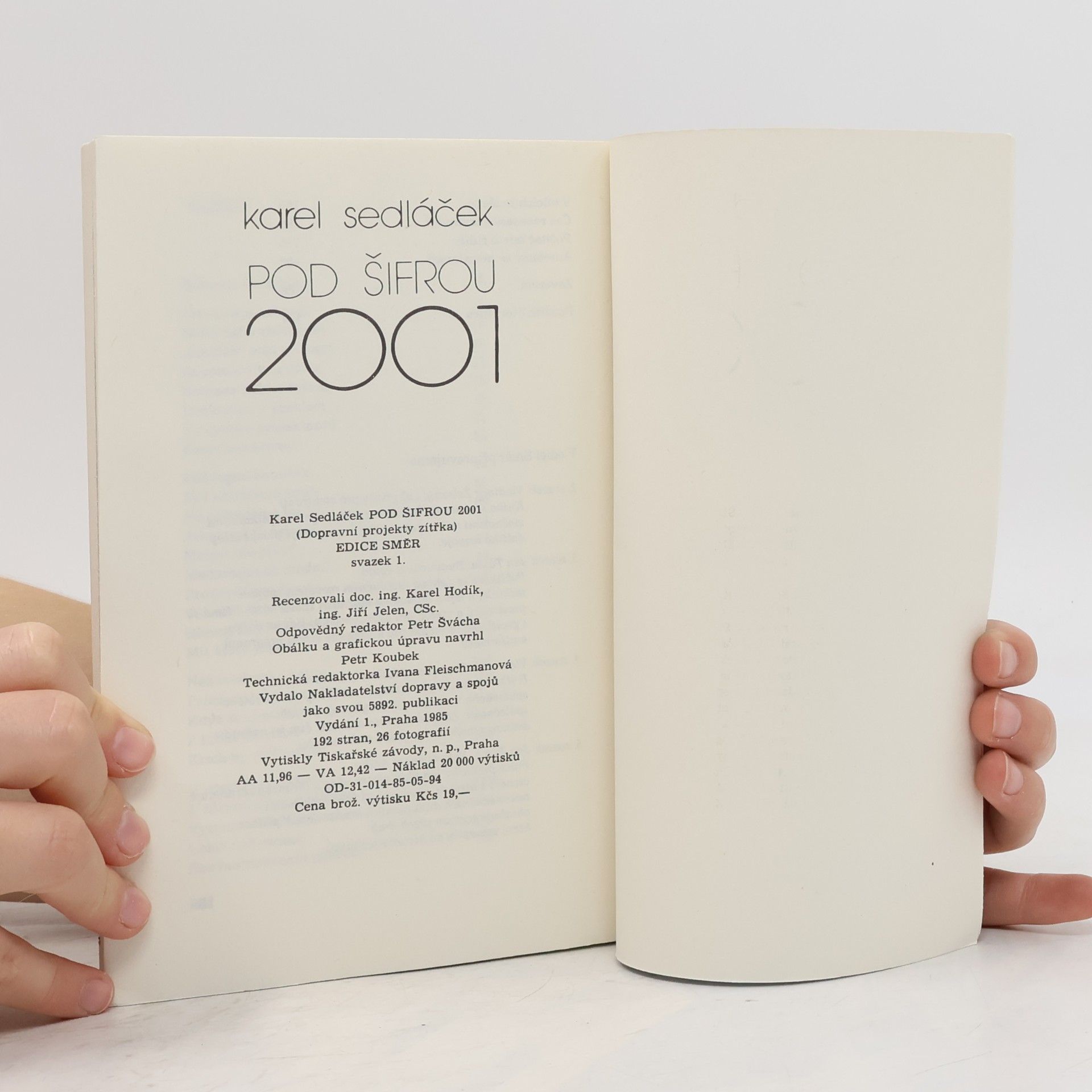 Karel Sedláček Pod šifrou 2001