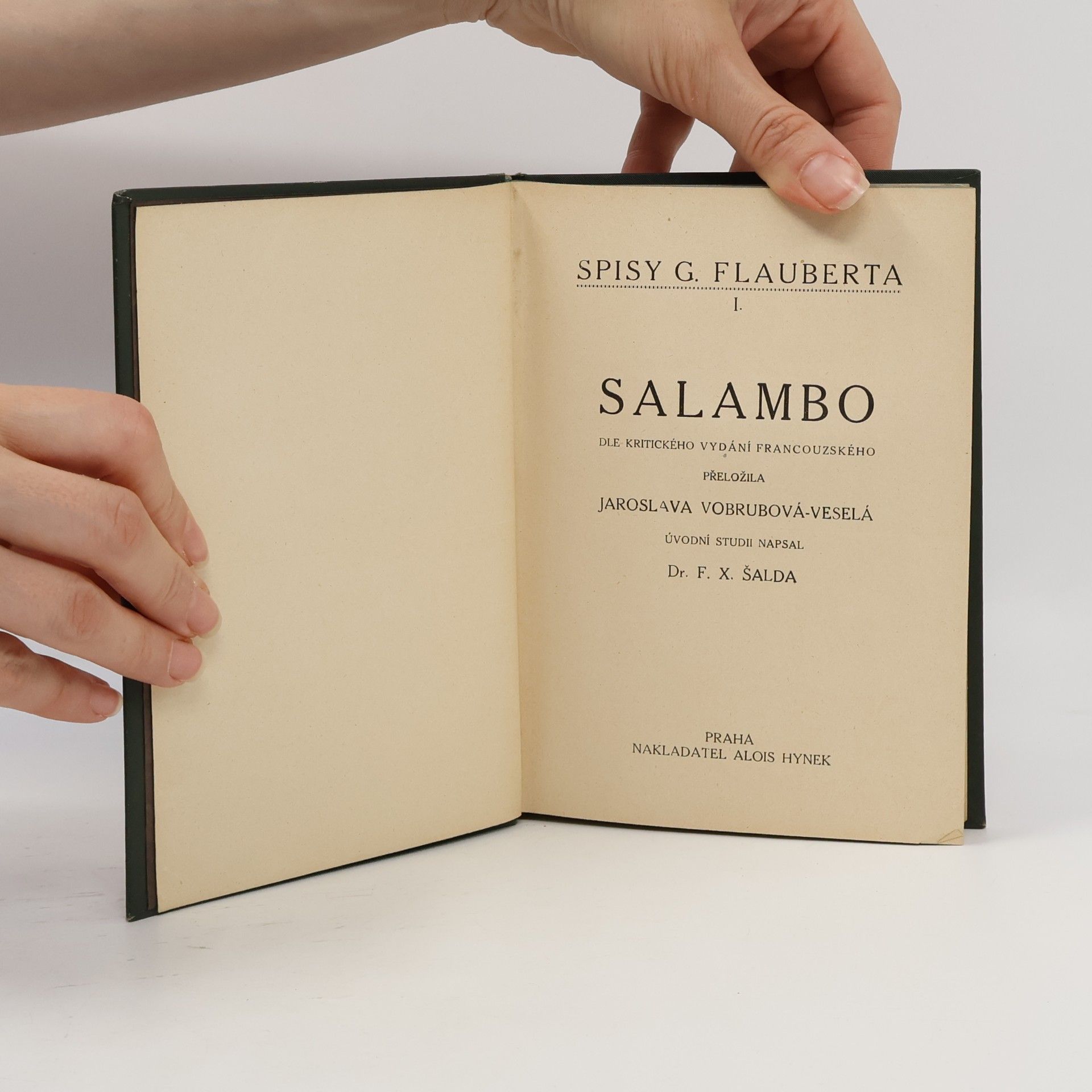 Jaroslava Vobrubová-Veselá Salambo - Spisy Gustava Flauberta I.