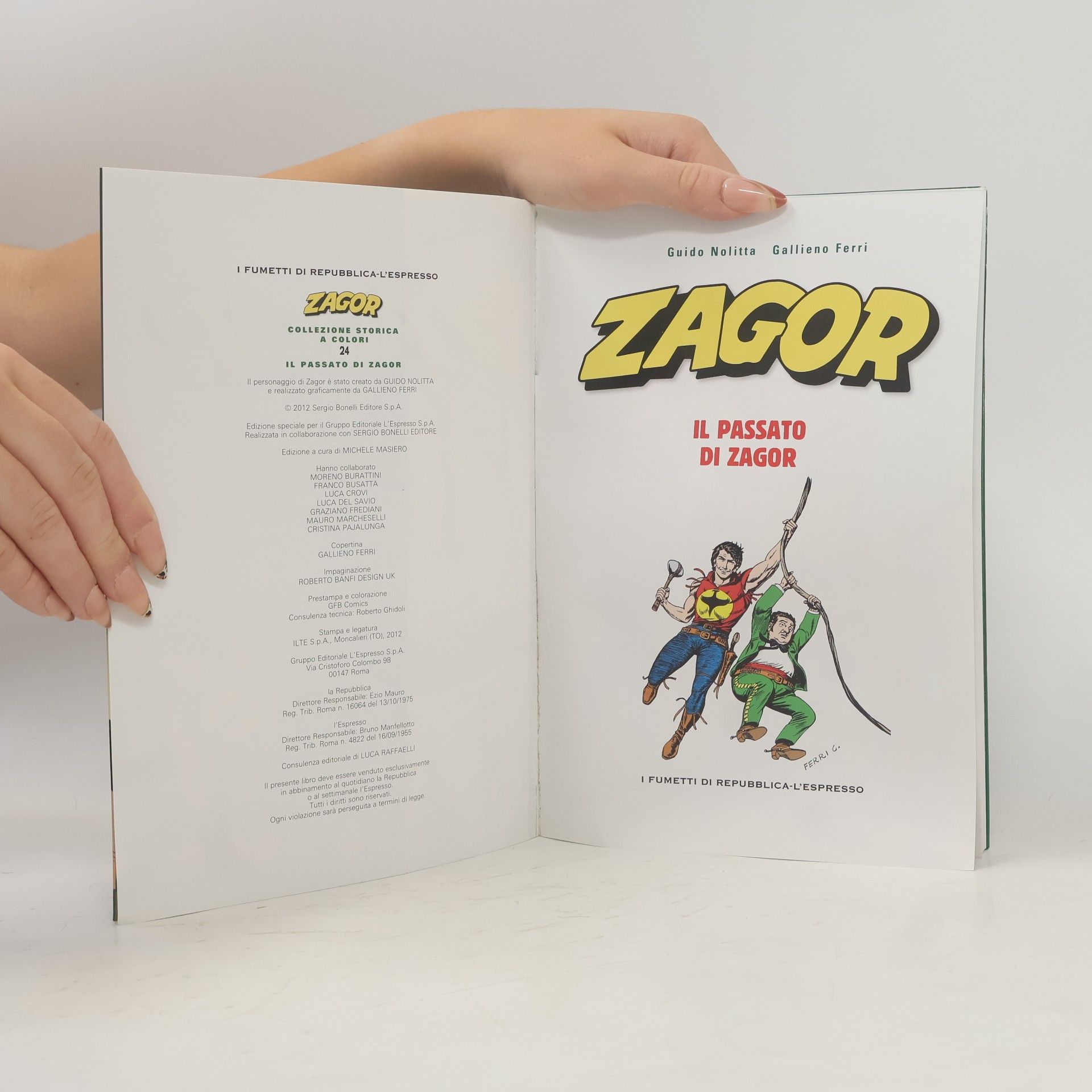 AA.VV. Zagor. Il passato di zagor. 24