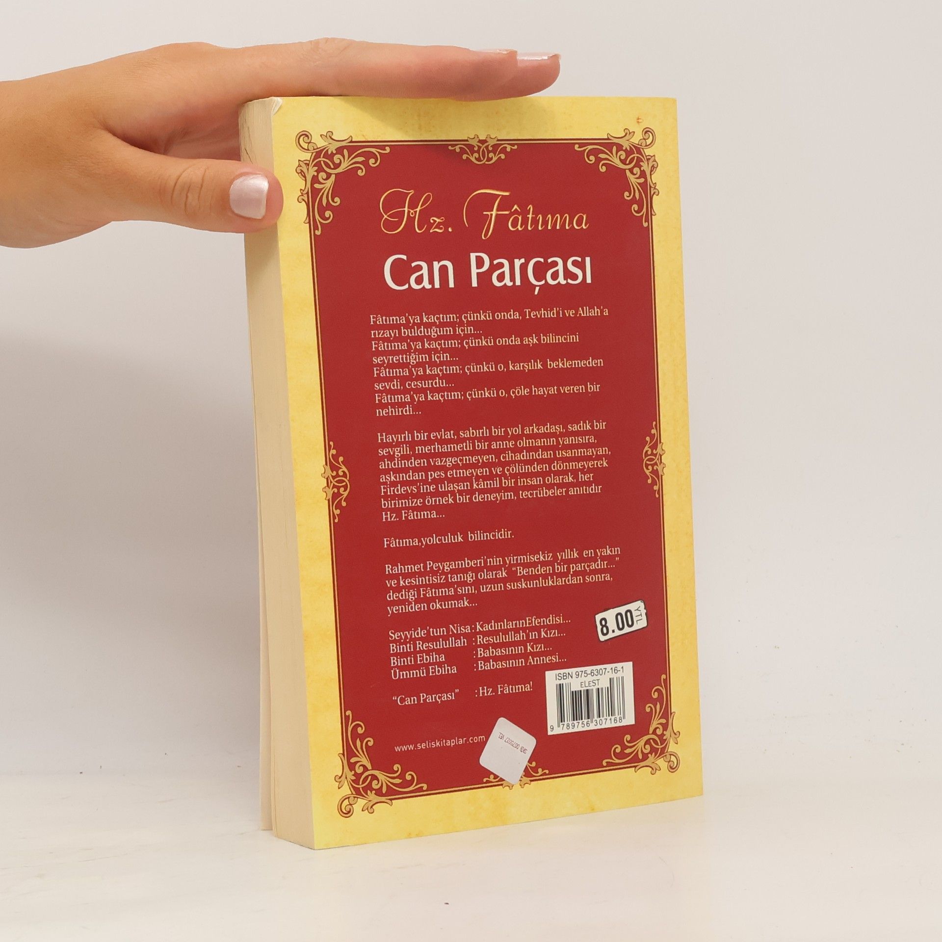 Sibel Eraslan Can Parçası Hz. Fatima - 6. Baskı