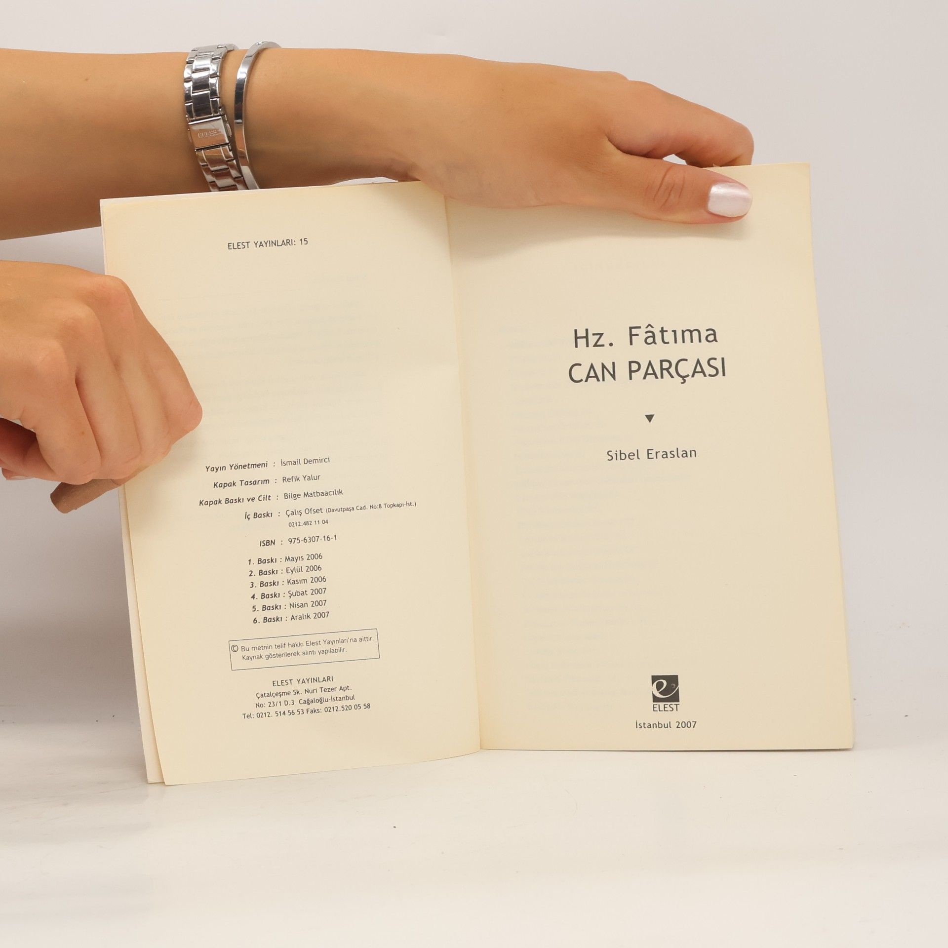 Sibel Eraslan Can Parçası Hz. Fatima - 6. Baskı