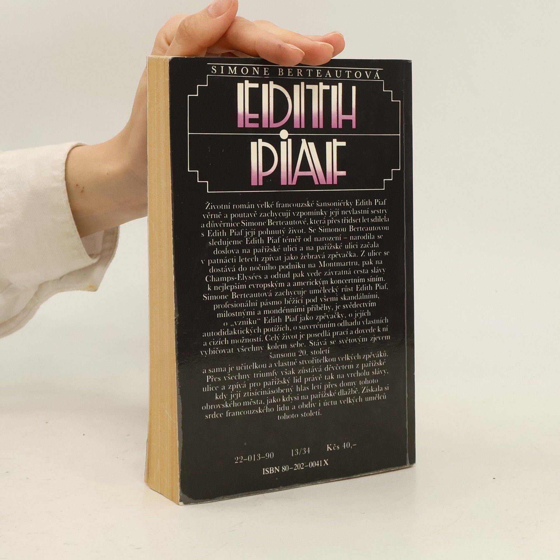 Marie Janů Edith Piaf