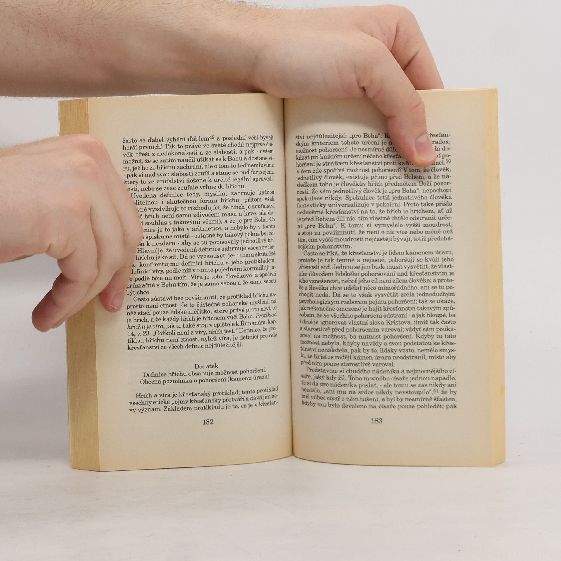 Søren Kierkegaard Bázeň a chvění. Nemoc k smrti