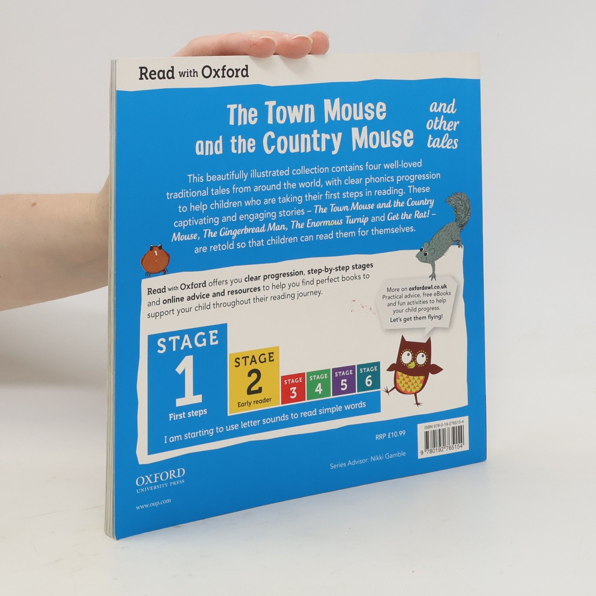Alex Lane Read With Oxford: Stage 1: Phonics: The Town Mouse And Country Mouse And Other Tales