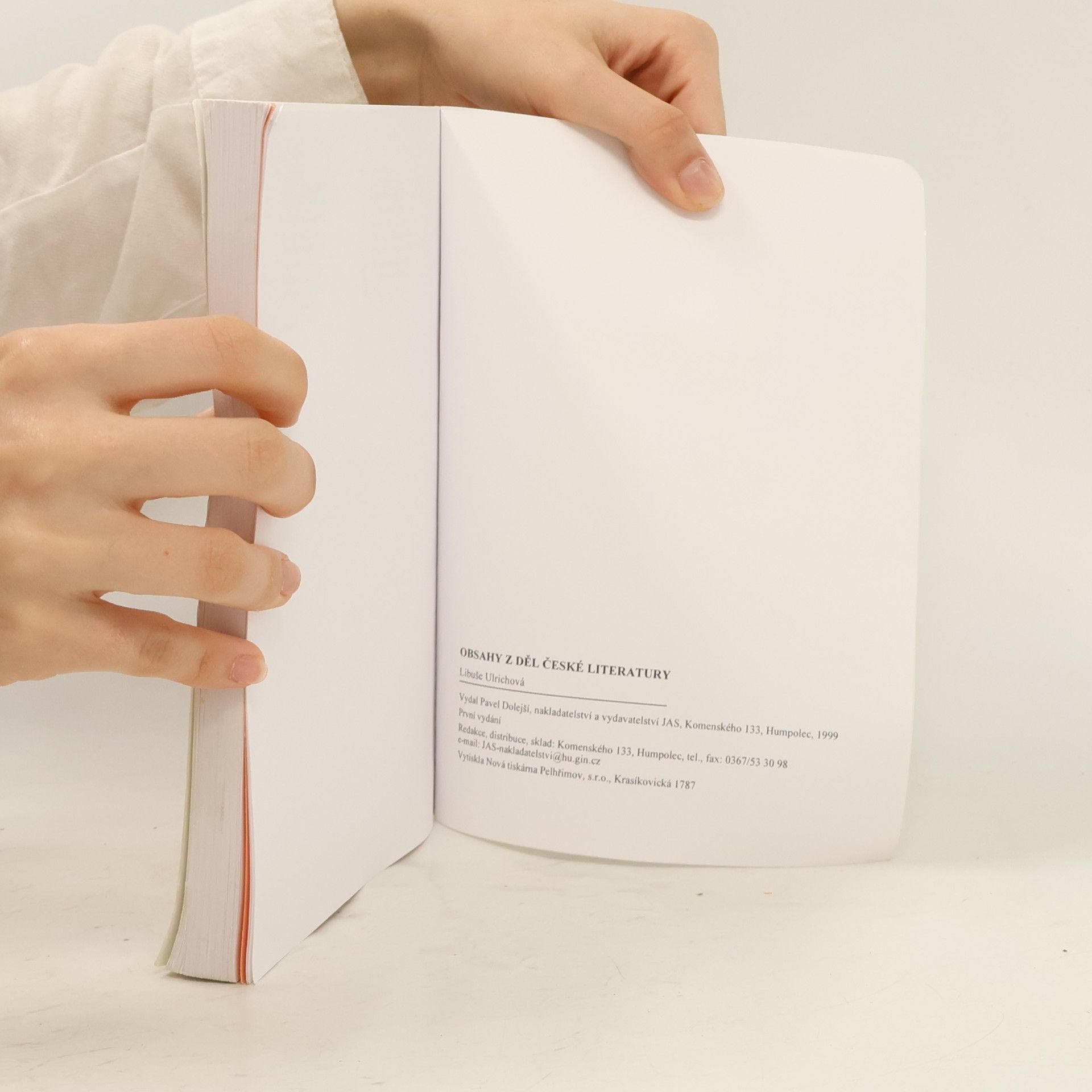 Libuše Ulrichová Obsahy z děl české literatury