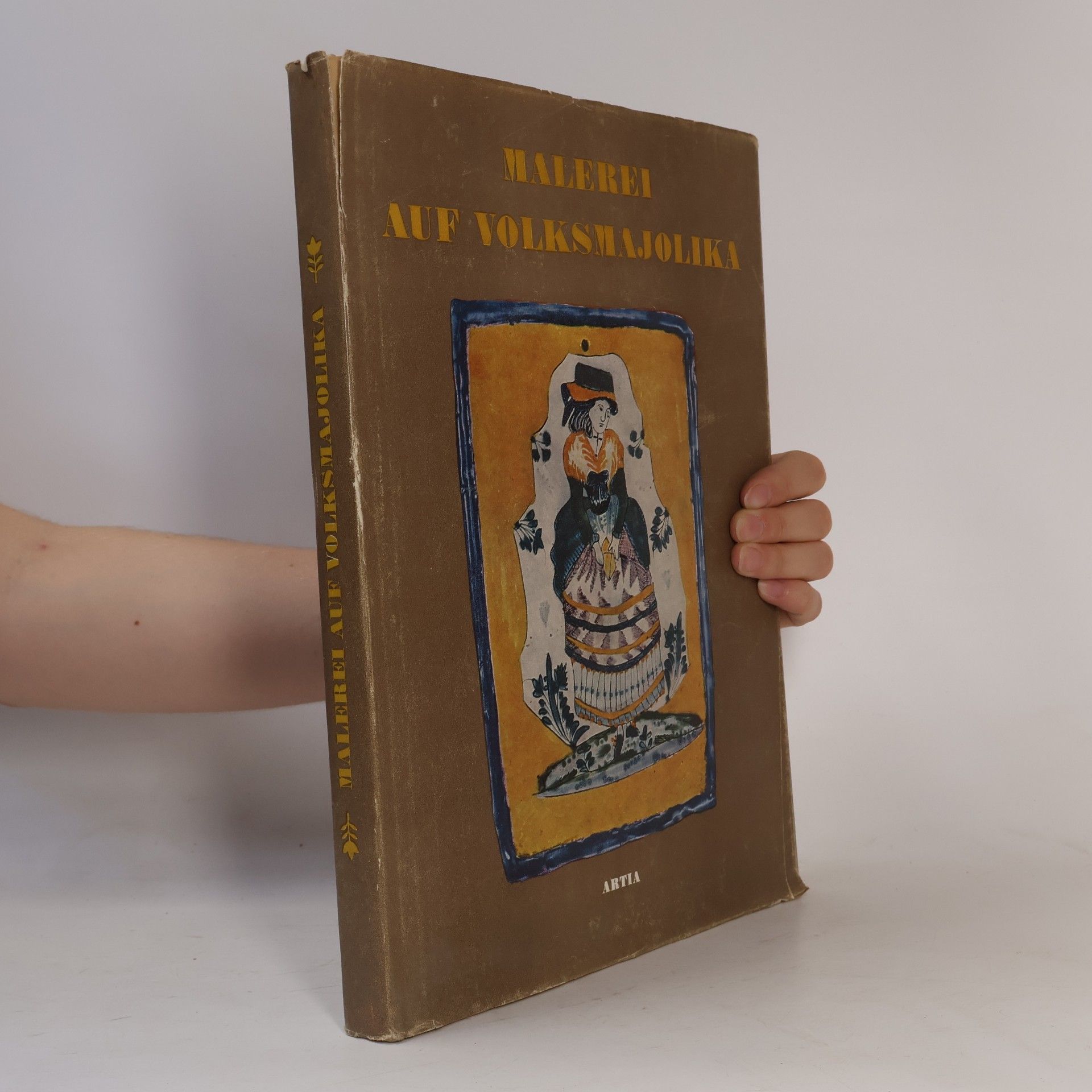 Ferdinand Kirschner Malerei auf Volksmajolika