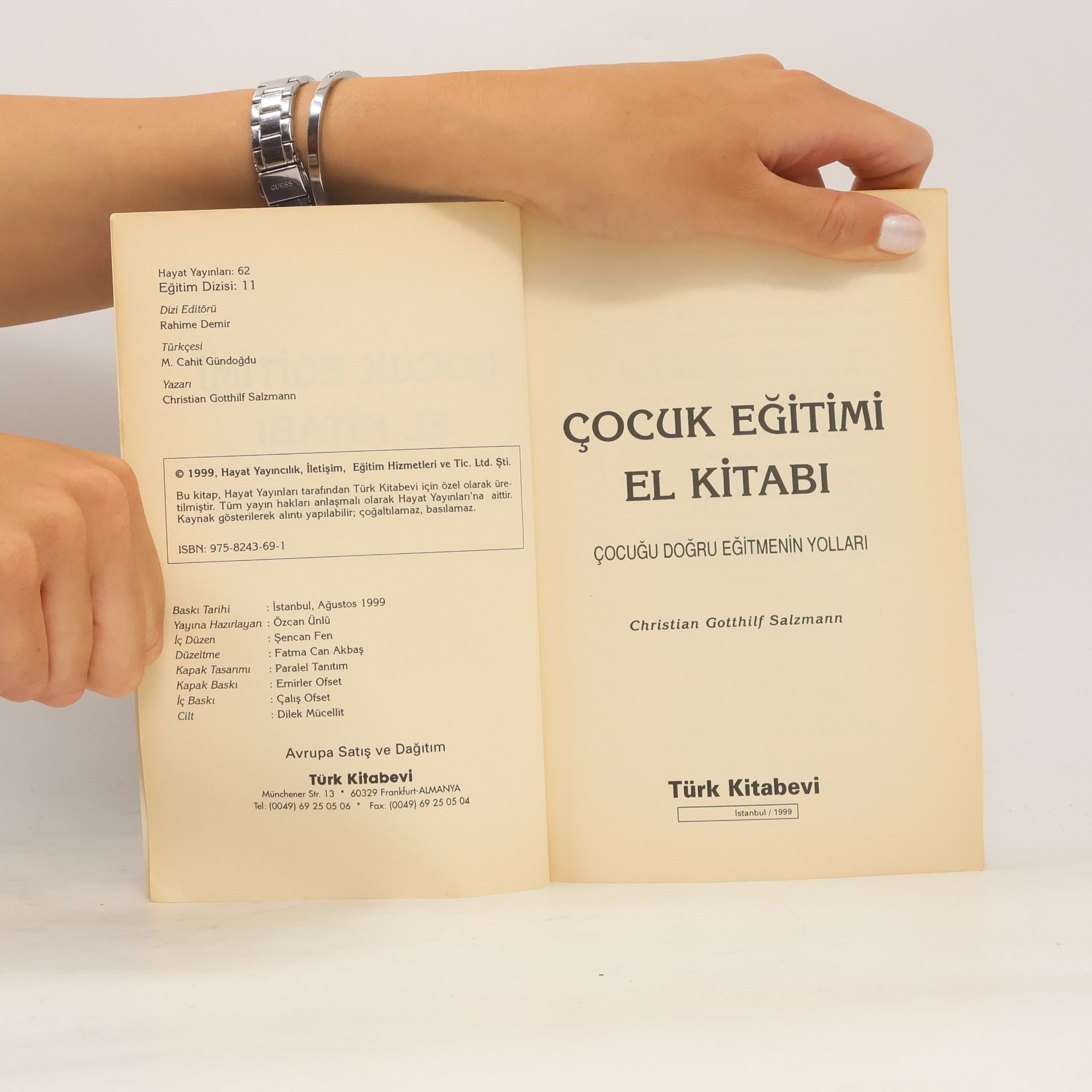 Christian Gotthilf Salzmann Çocuk eğitimi el kitabı