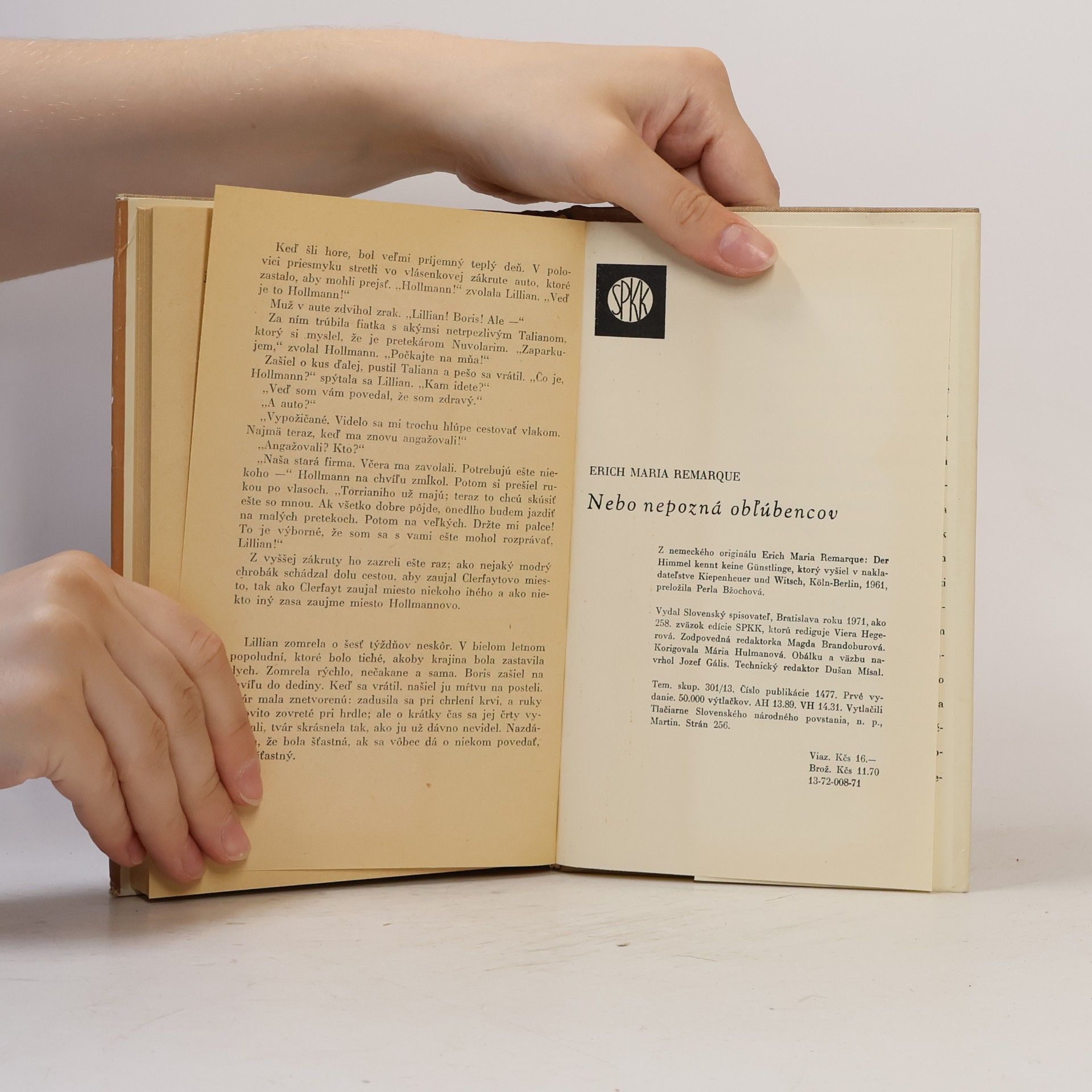 Erich Maria Remarque Nebo nepozná obľúbencov