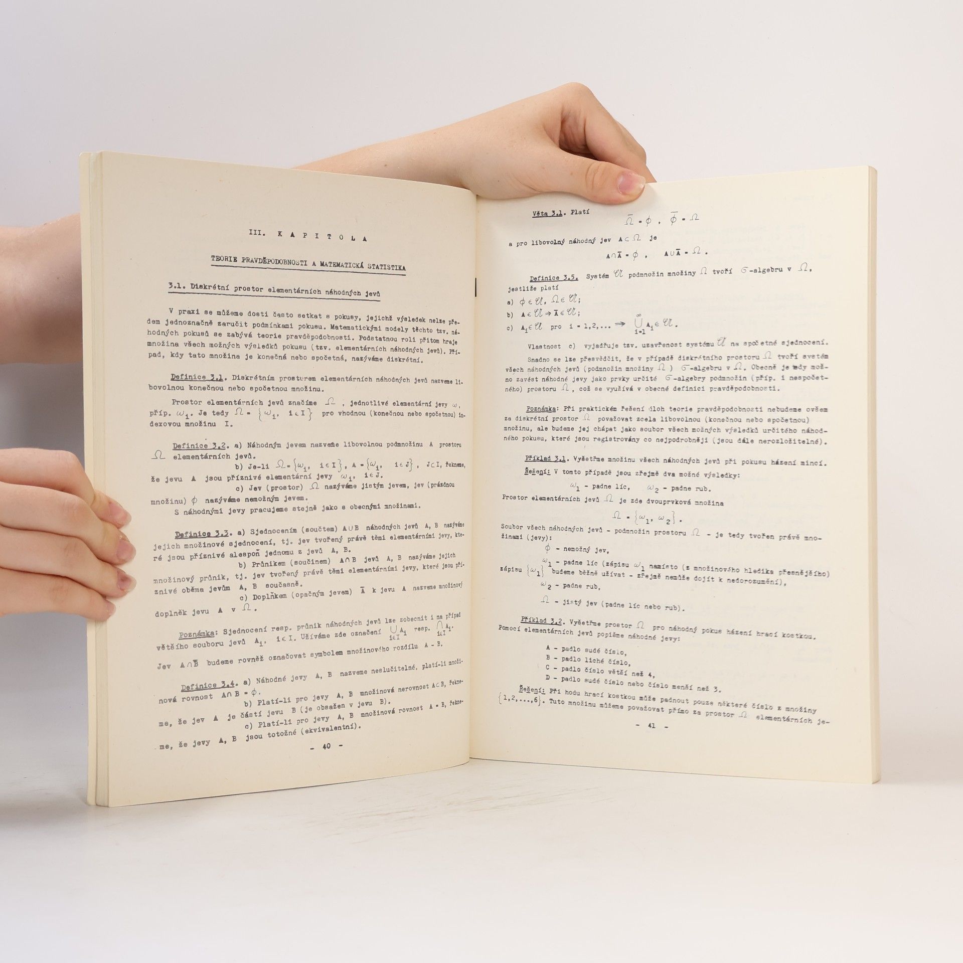 František Jirásek Příklady z matematiky IV. pro pětileté studium