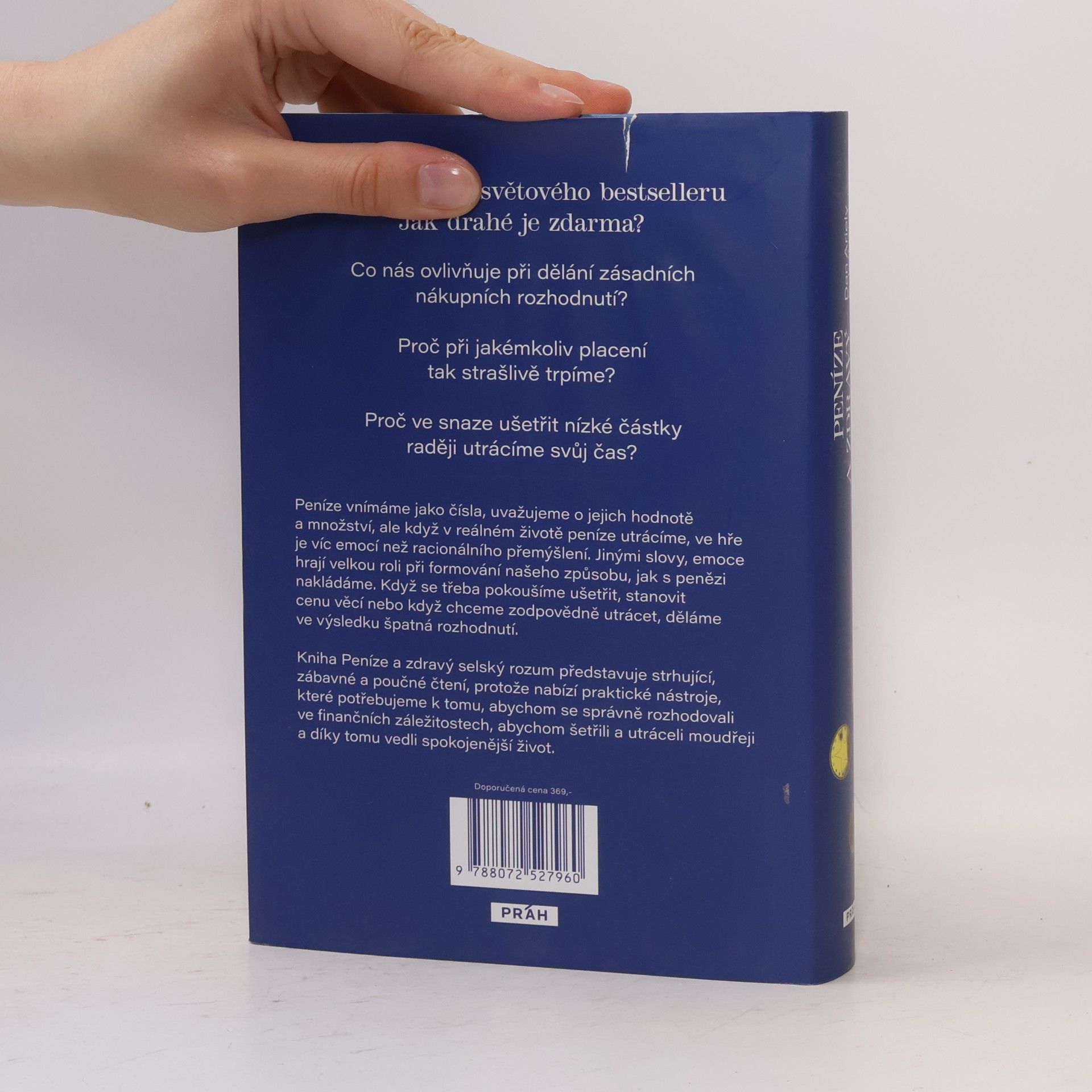 Dan Ariely Peníze a zdravý selský rozum