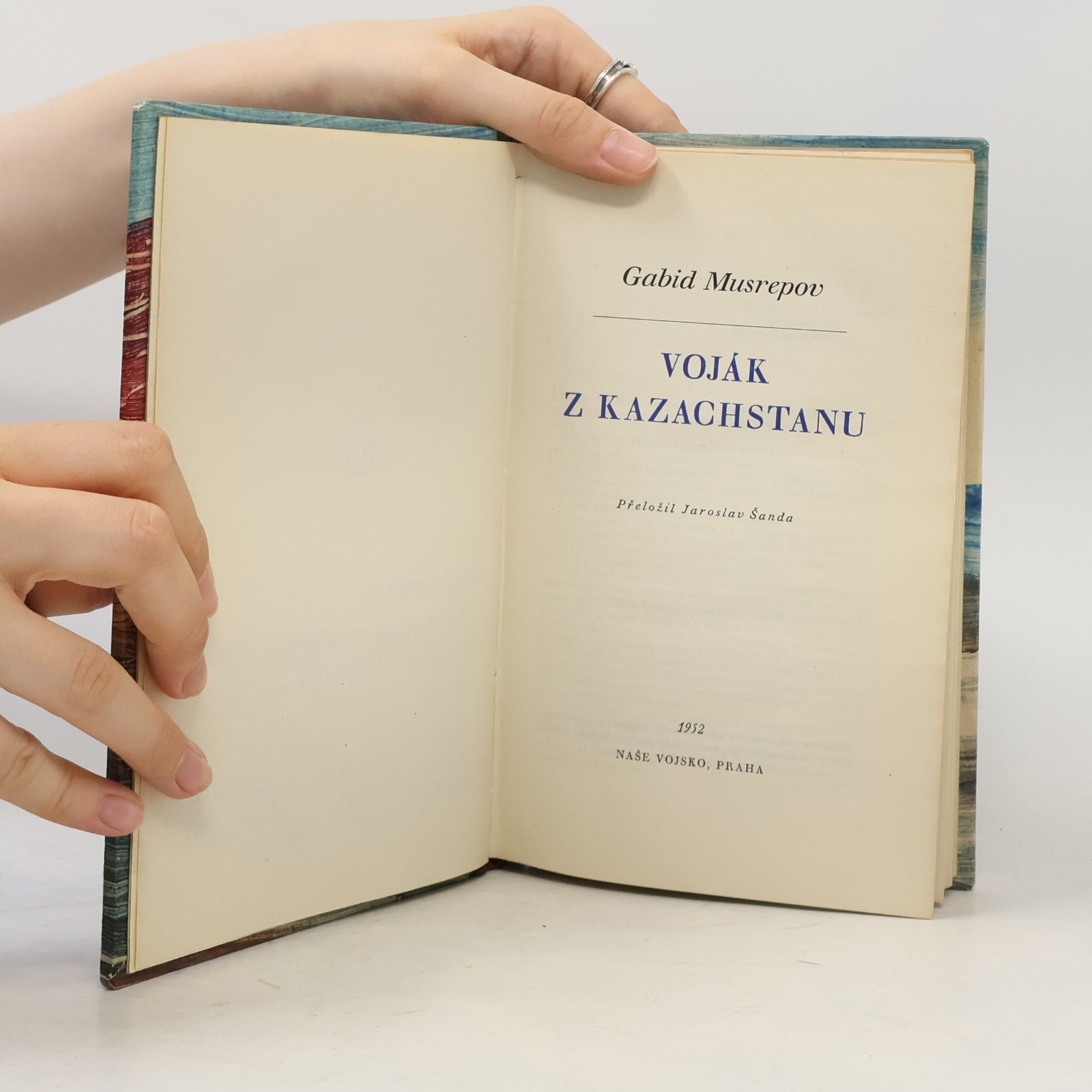 Gabid Musrepov Voják z Kazachstanu