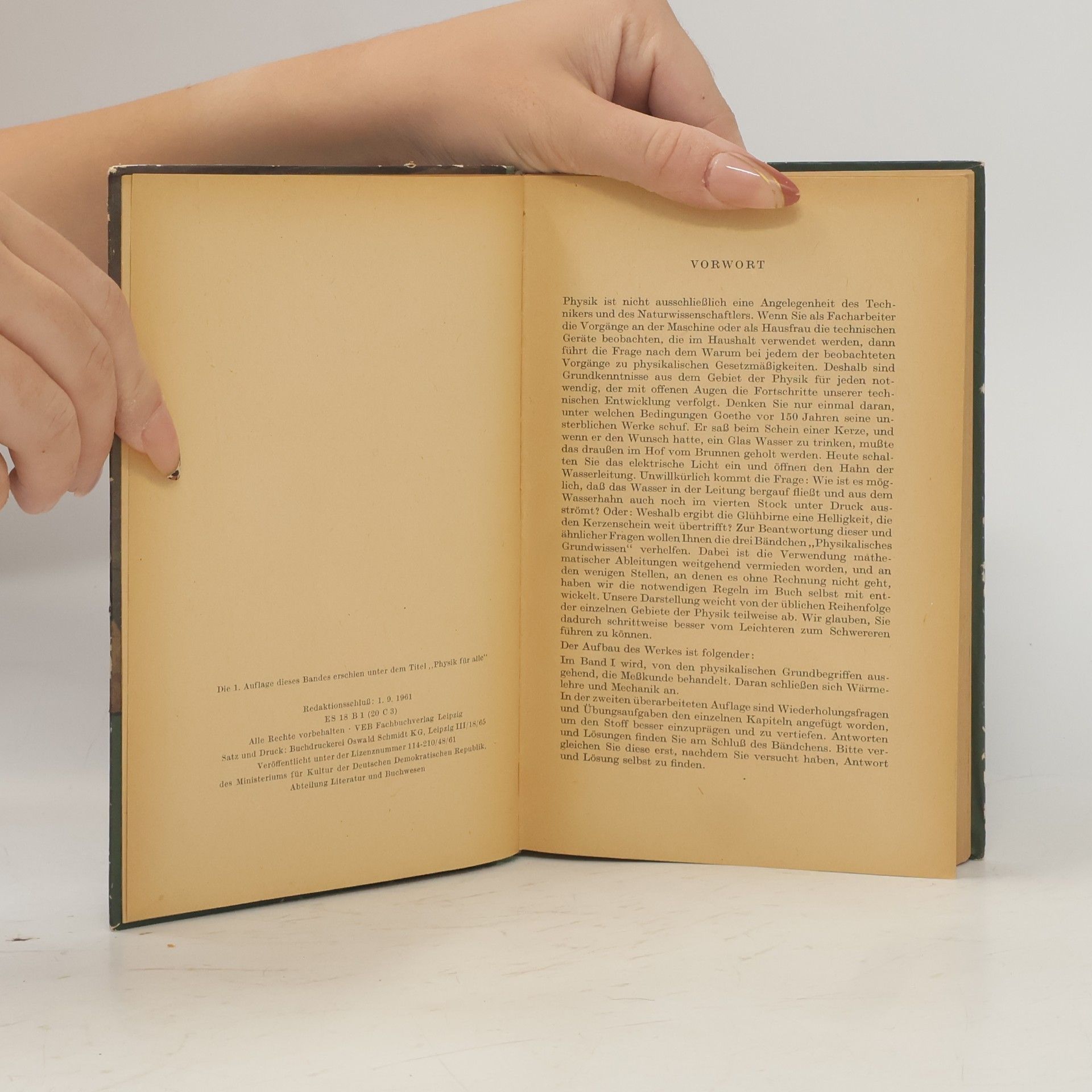 Autorenkollektiv Physikalisches Grundwissen 1