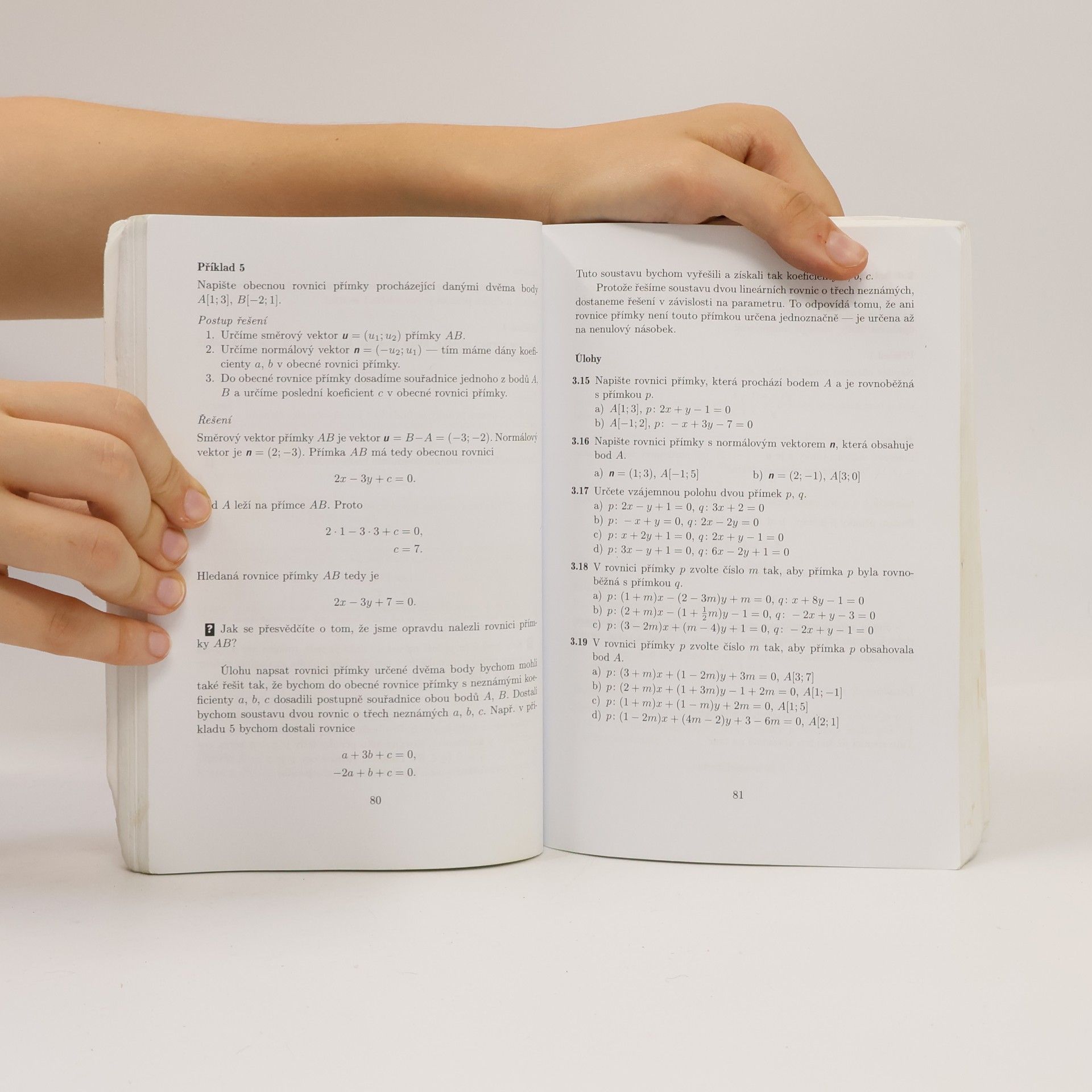 Leo Boček Matematika pro gymnázia. Analytická geometrie