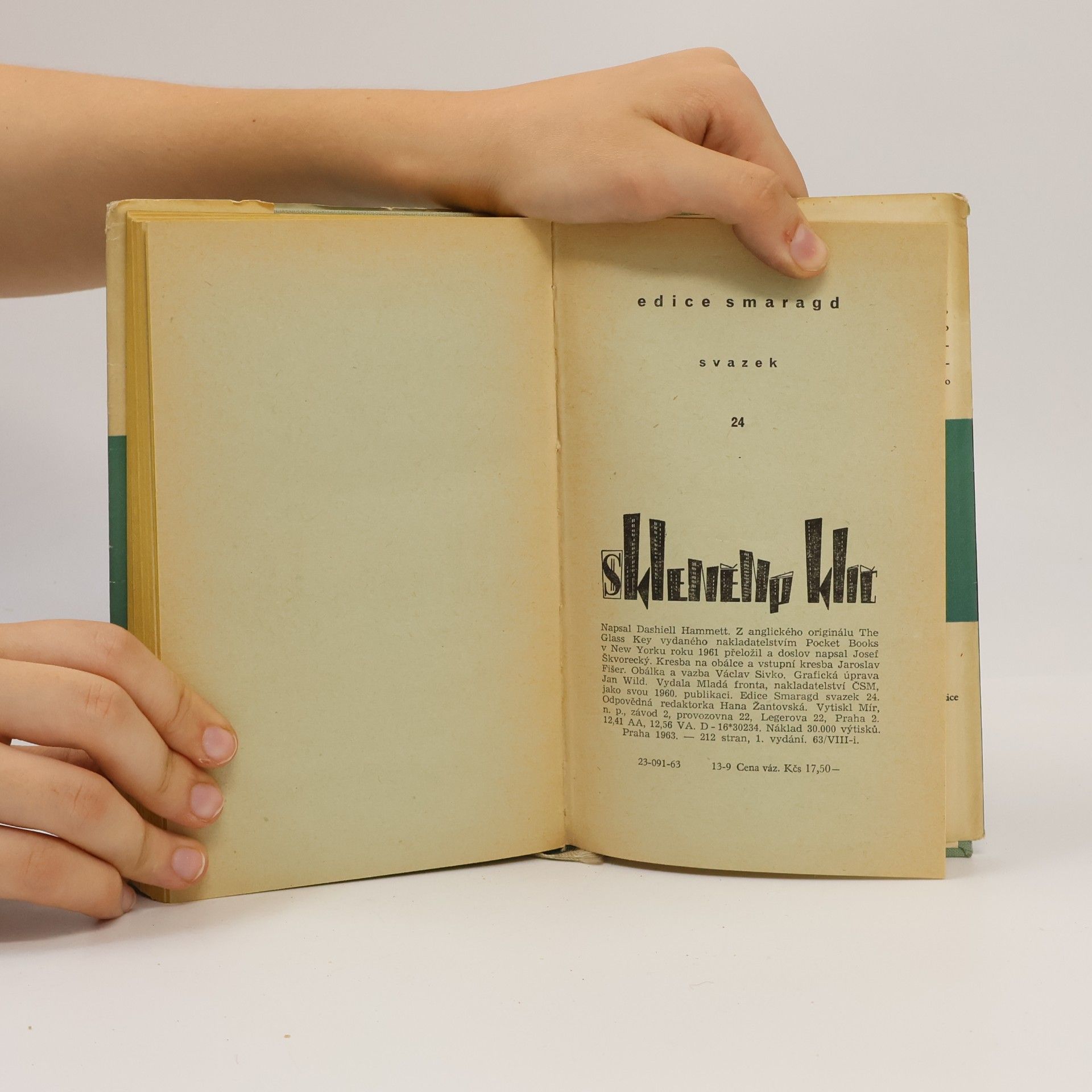 Dashiell Hammett Skleněný klíč