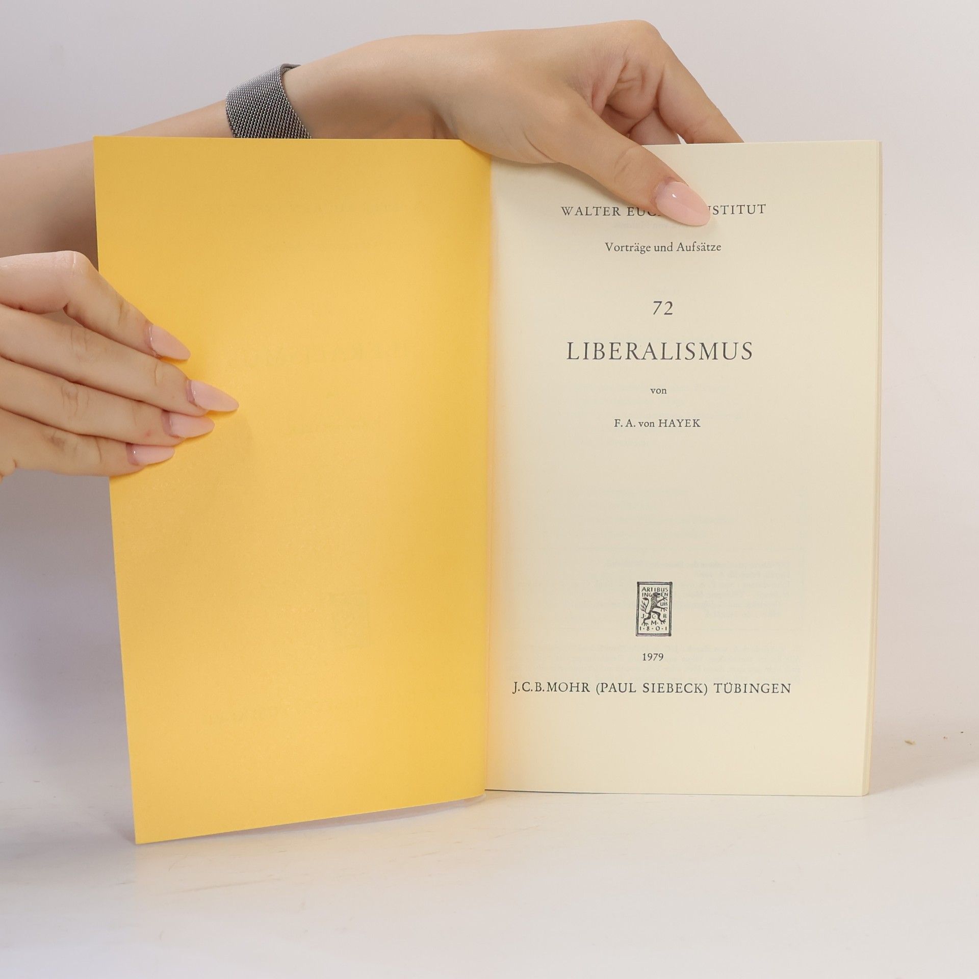 F.A. von Hayek Liberalismus