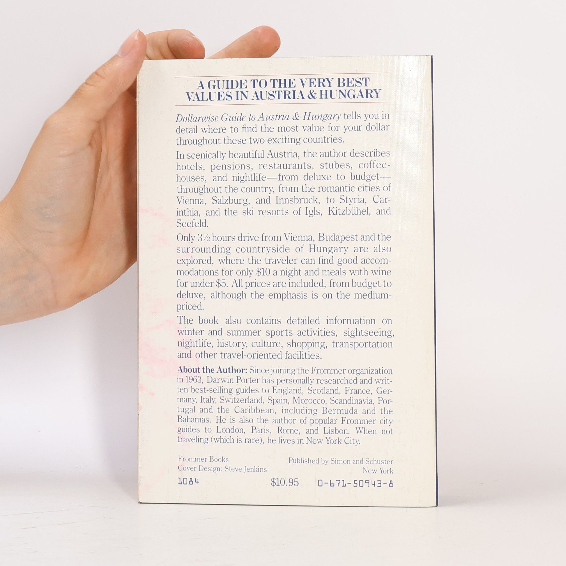 Porter Darwin Frommer's Dollarwise Guide: Dollarwise Guide to Austria and Hungary, 1985-1986