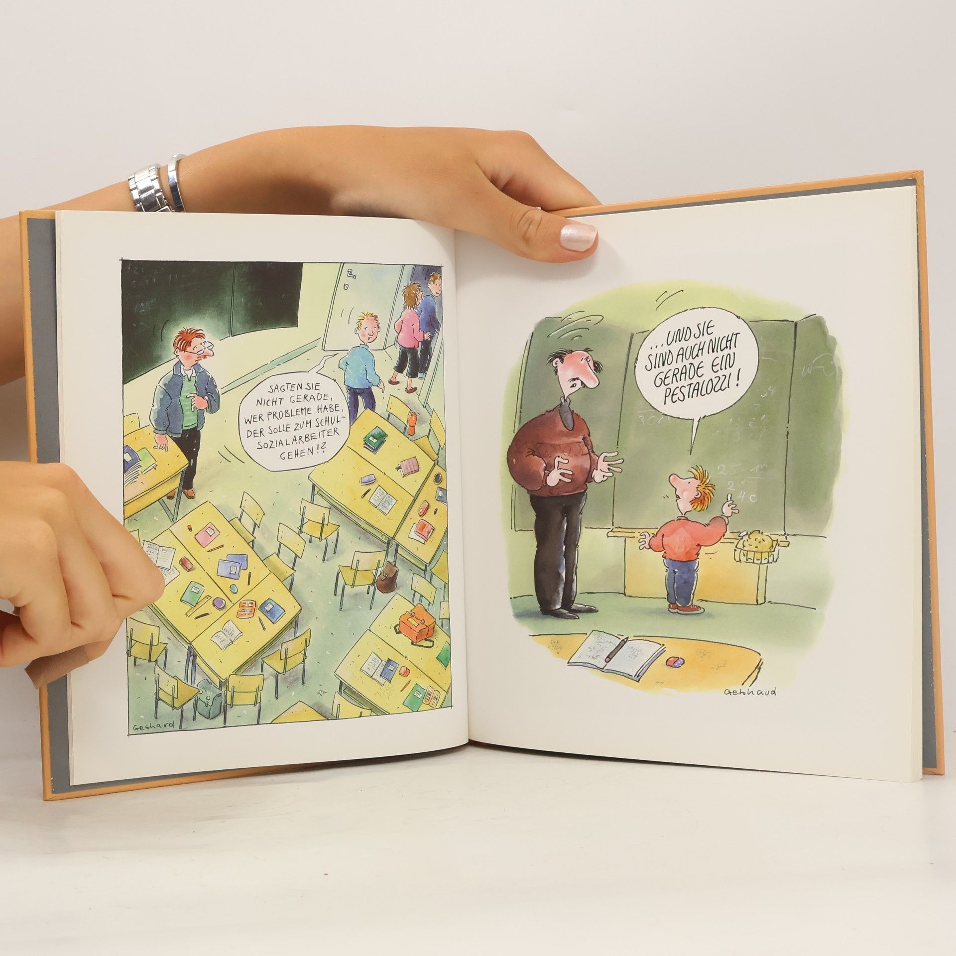 Wilfried Gebhart Cartoons für Lehrer