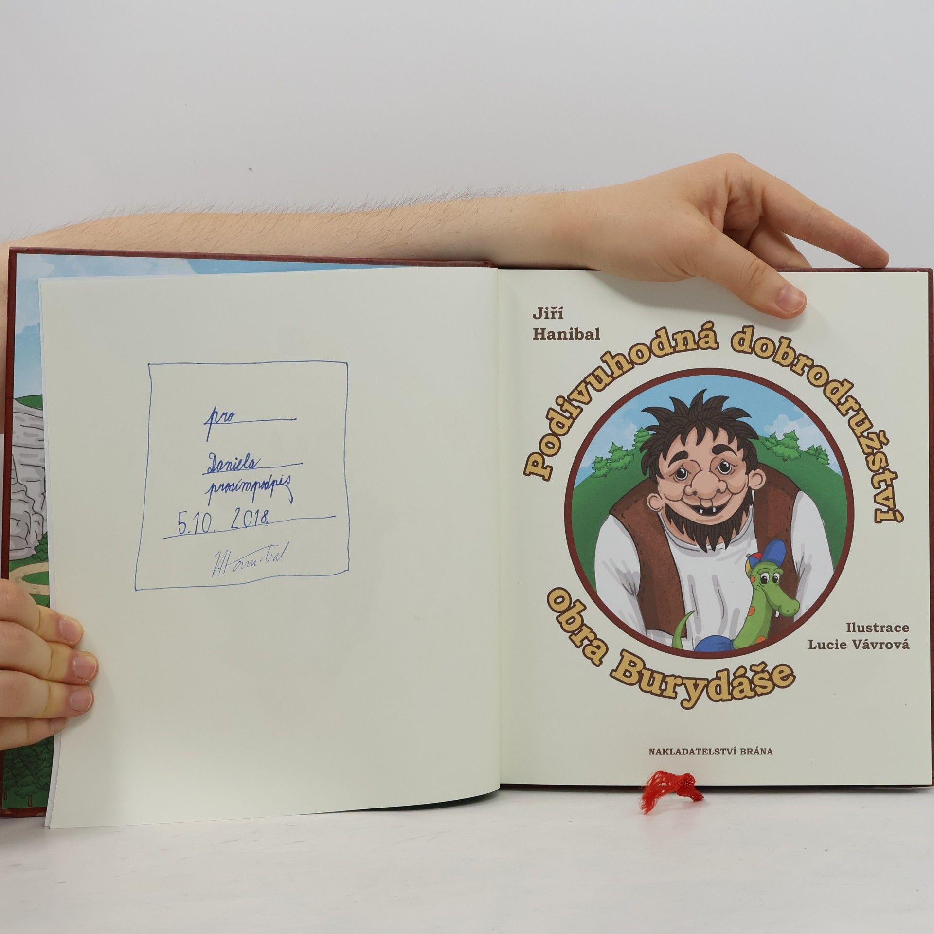 Jiří Hanibal Podivuhodná dobrodružství obra Burydáše